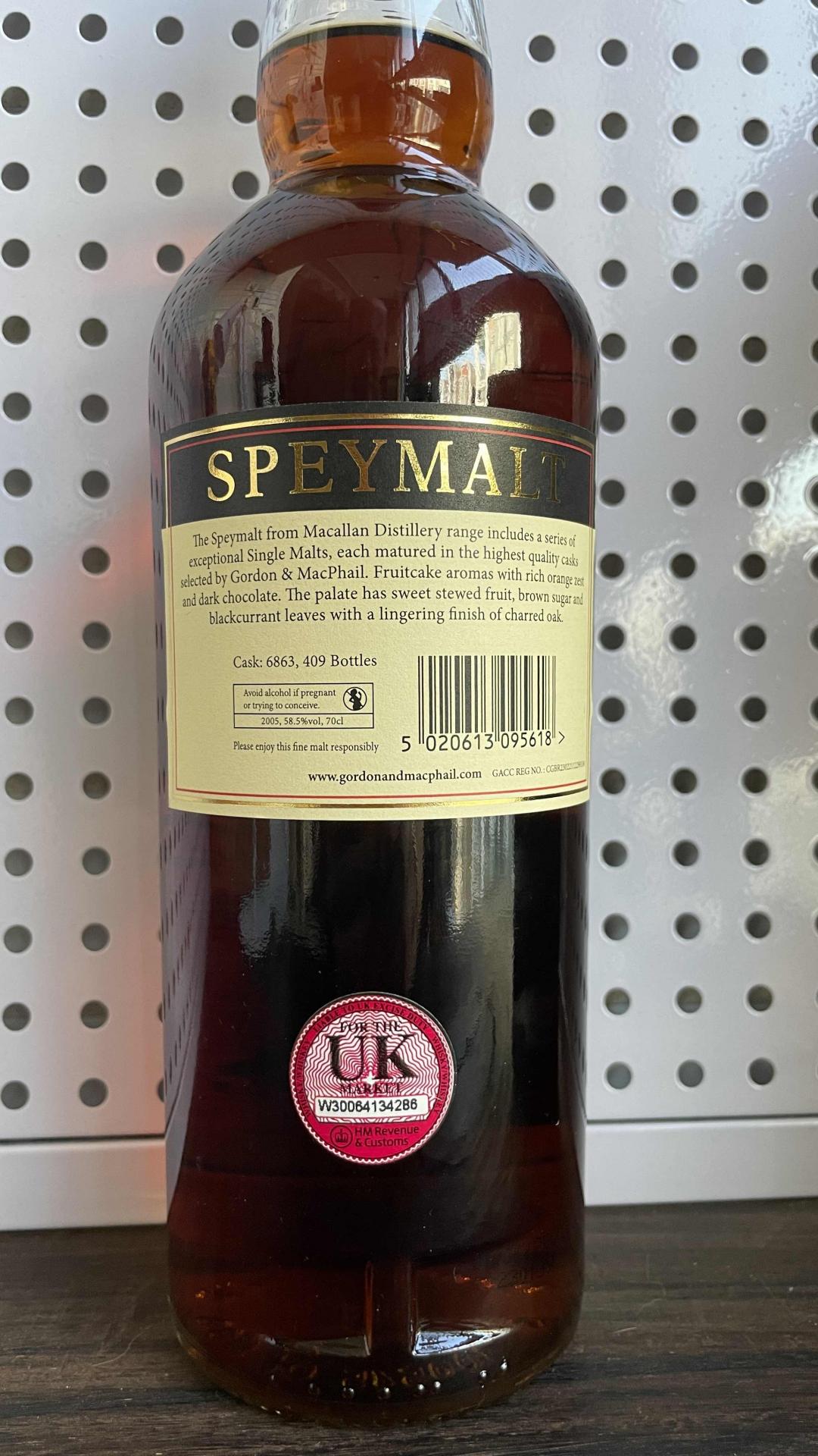 斯佩默 2005-2023装瓶 麦卡伦 18年 初填雪莉桶 酒色非常nice 非常值得收藏与品鉴