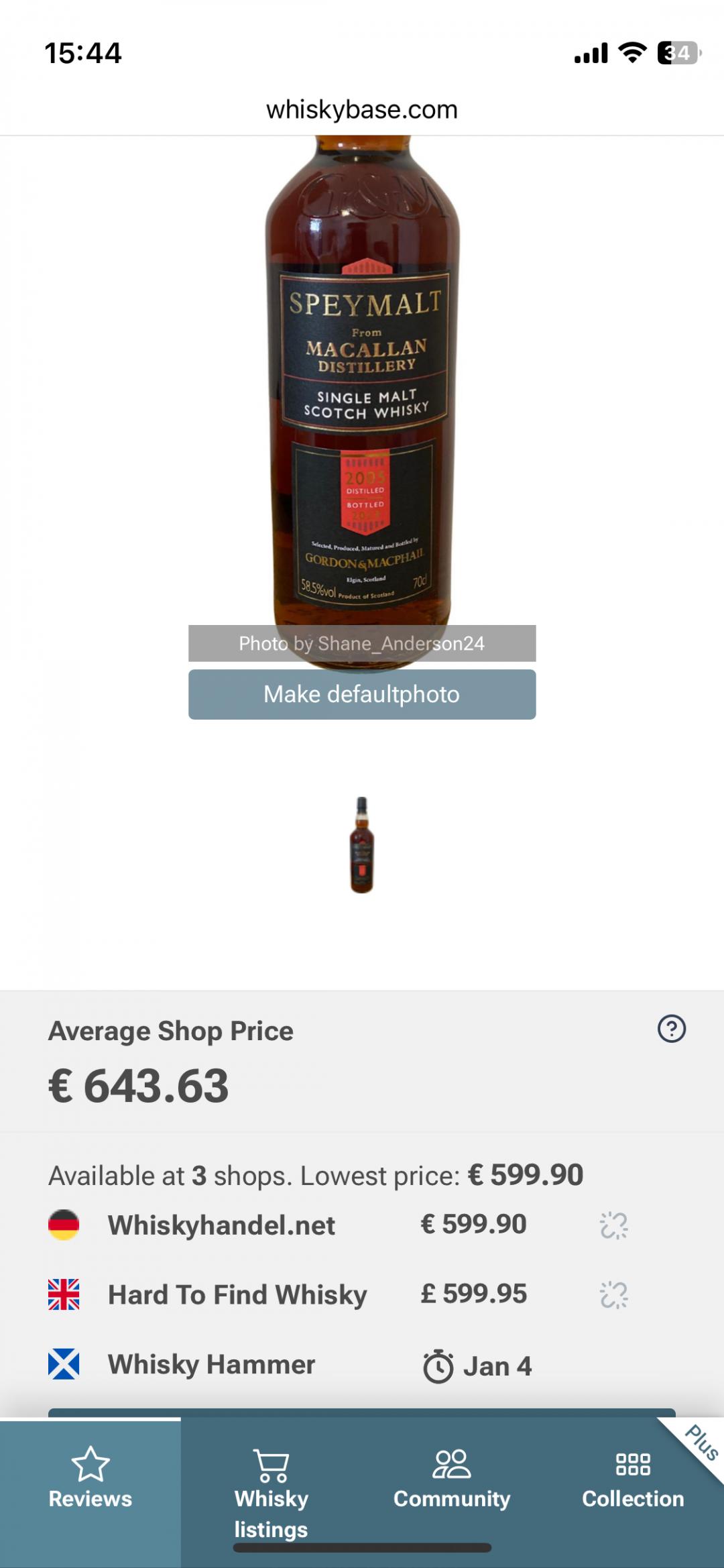 斯佩默 2005-2023装瓶 麦卡伦 18年 初填雪莉桶 酒色非常nice 非常值得收藏与品鉴