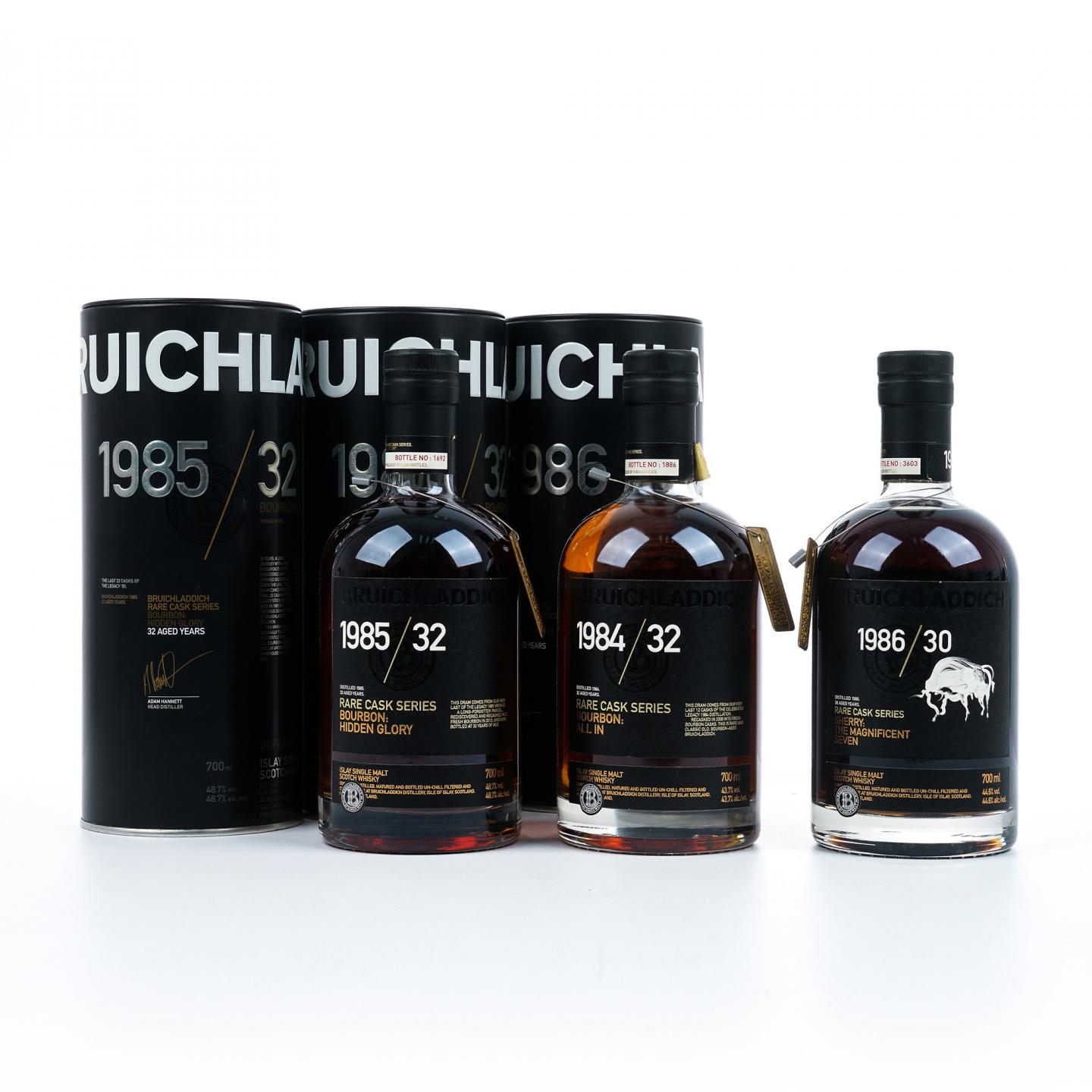 Bruichladdich 布赫拉迪 1984/1985/1986 风云系列 3支组
