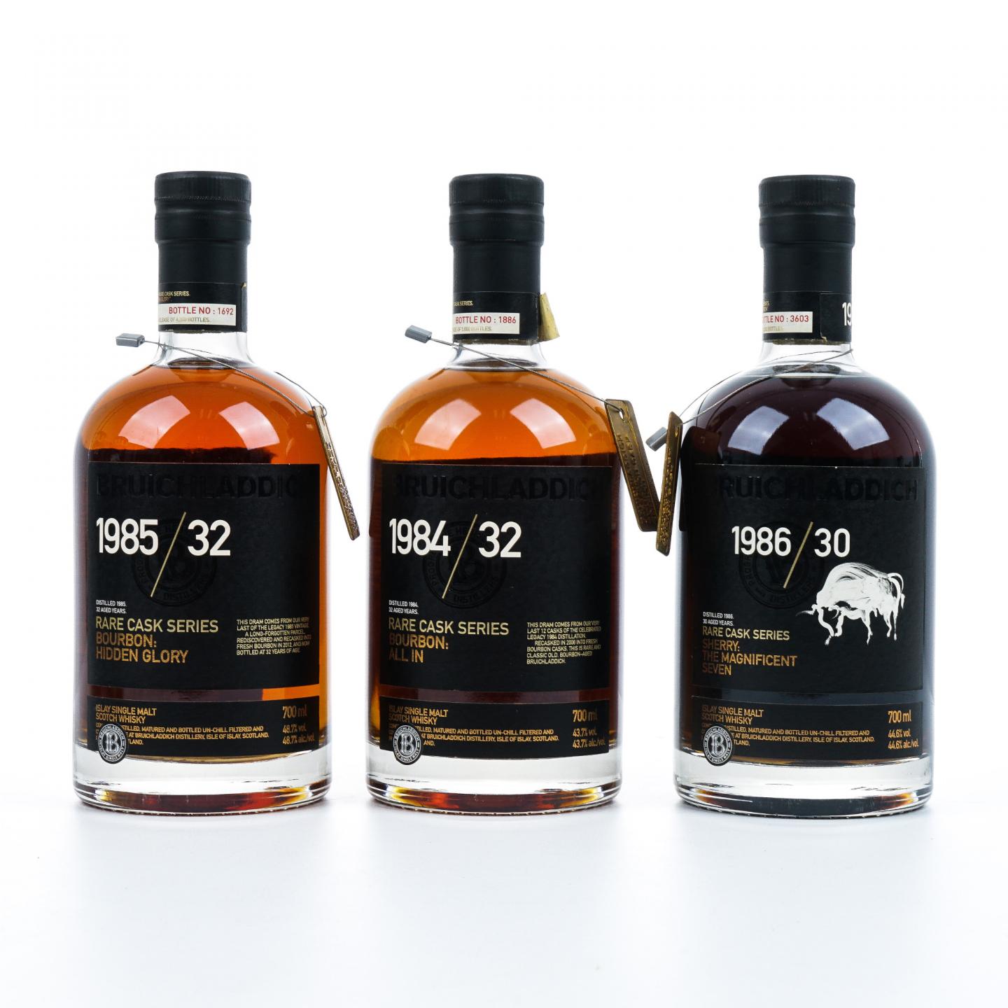Bruichladdich 布赫拉迪 1984/1985/1986 风云系列 3支组