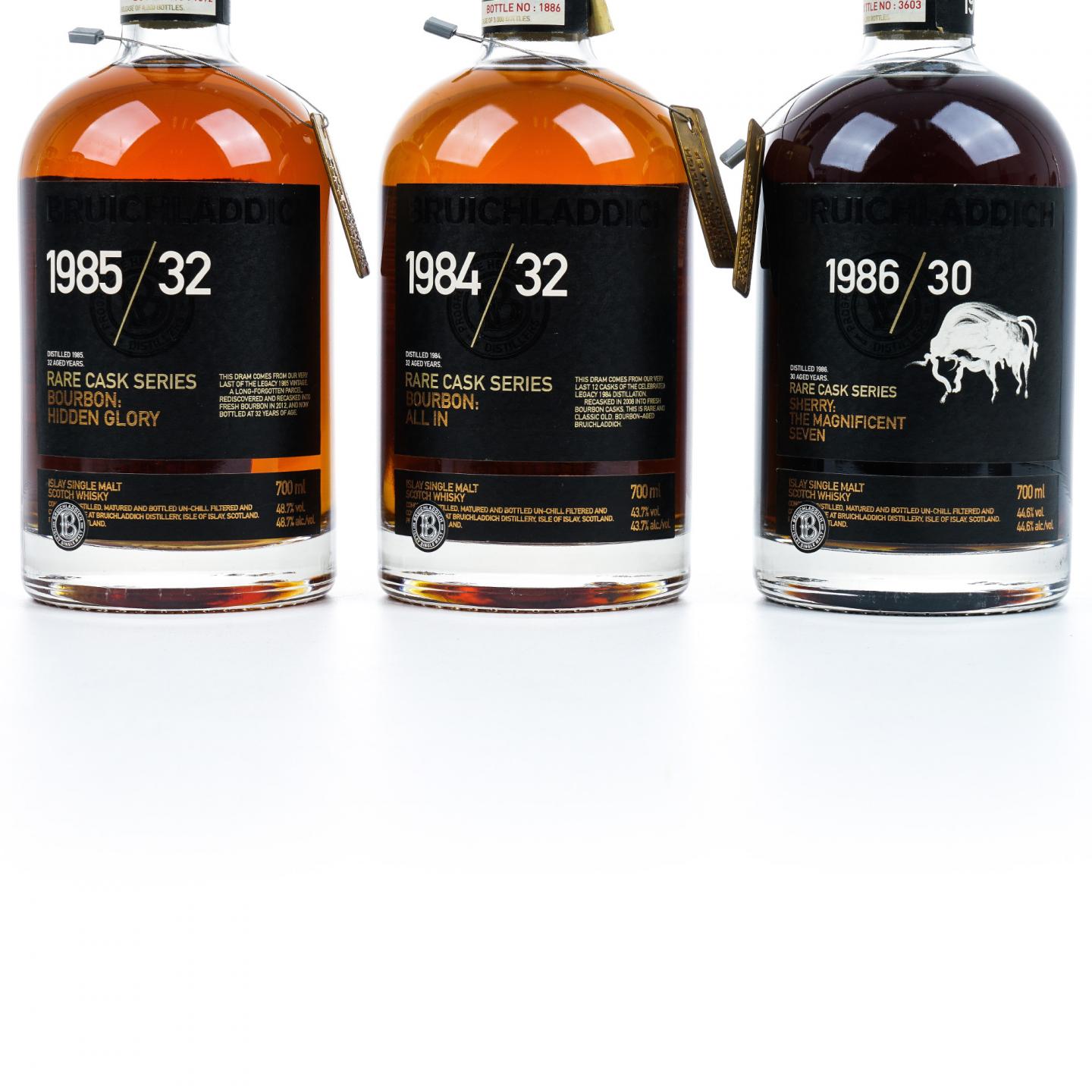 Bruichladdich 布赫拉迪 1984/1985/1986 风云系列 3支组