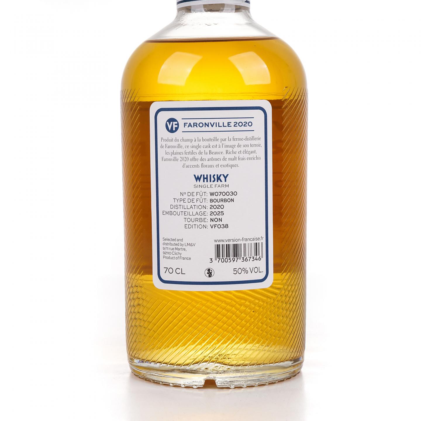 Version Française 法国单一农场威士忌 Faronville 2020