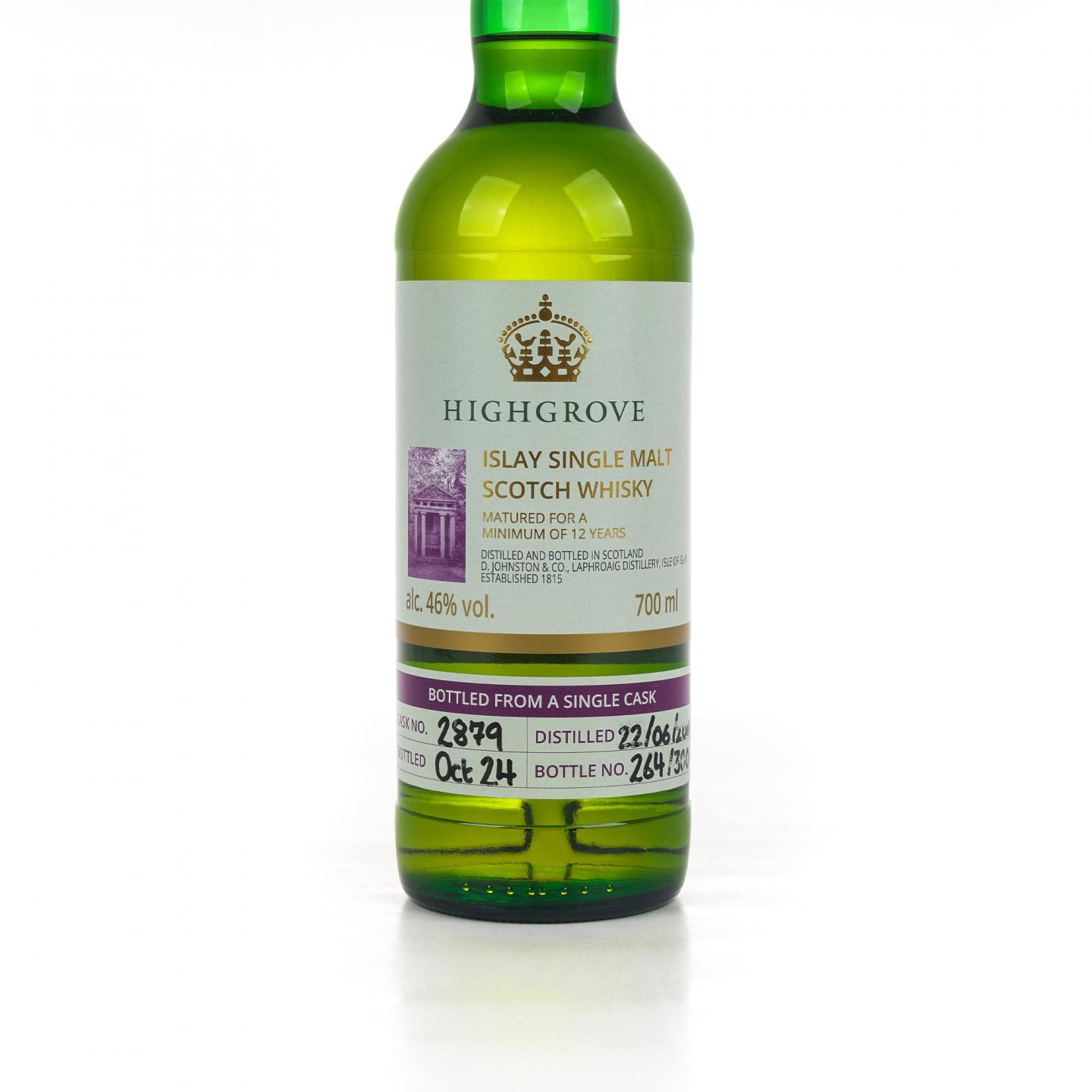 Laphroaig 拉弗格 12年 2011-2024 Highgrove 单桶#2879 46%