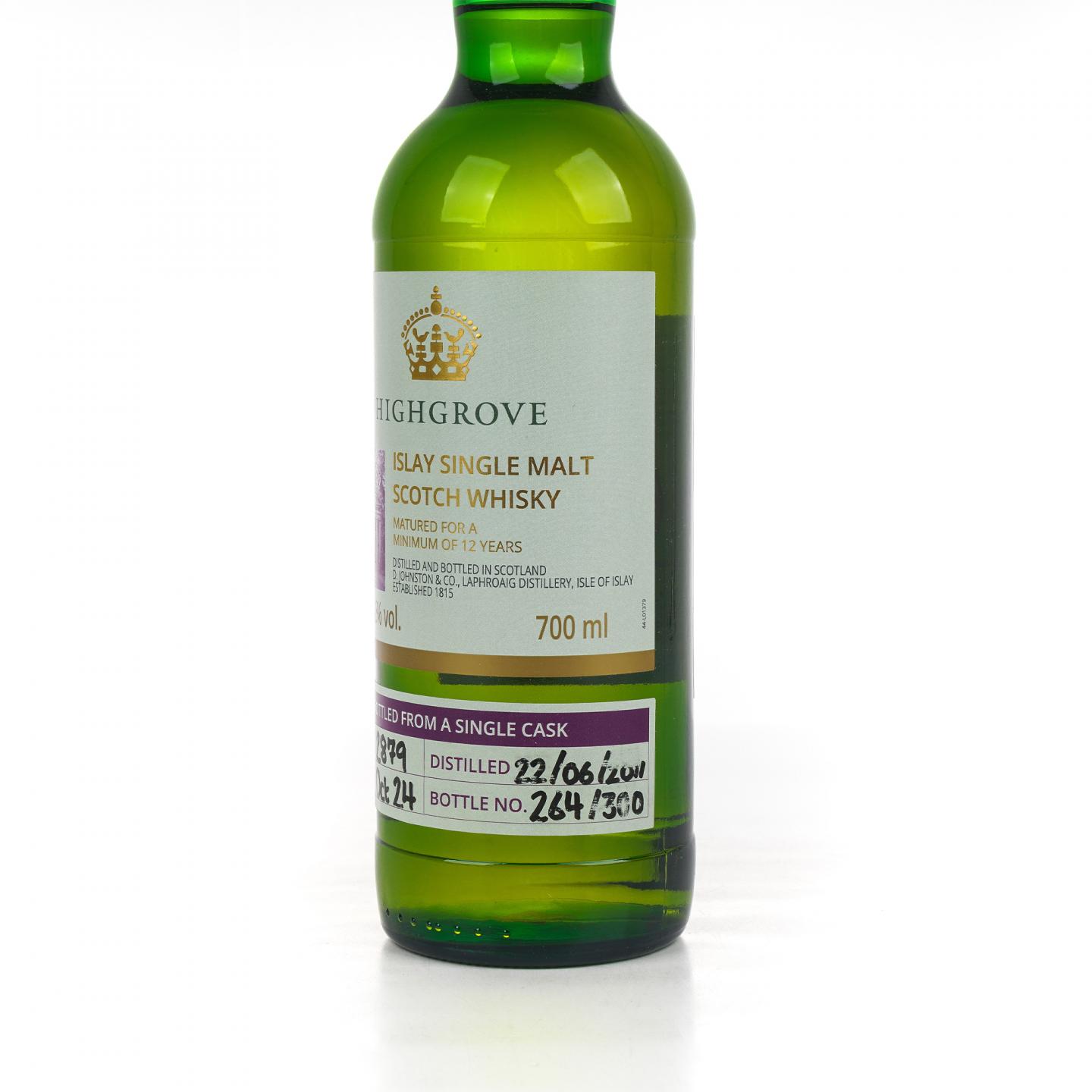 Laphroaig 拉弗格 12年 2011-2024 Highgrove 单桶#2879 46%