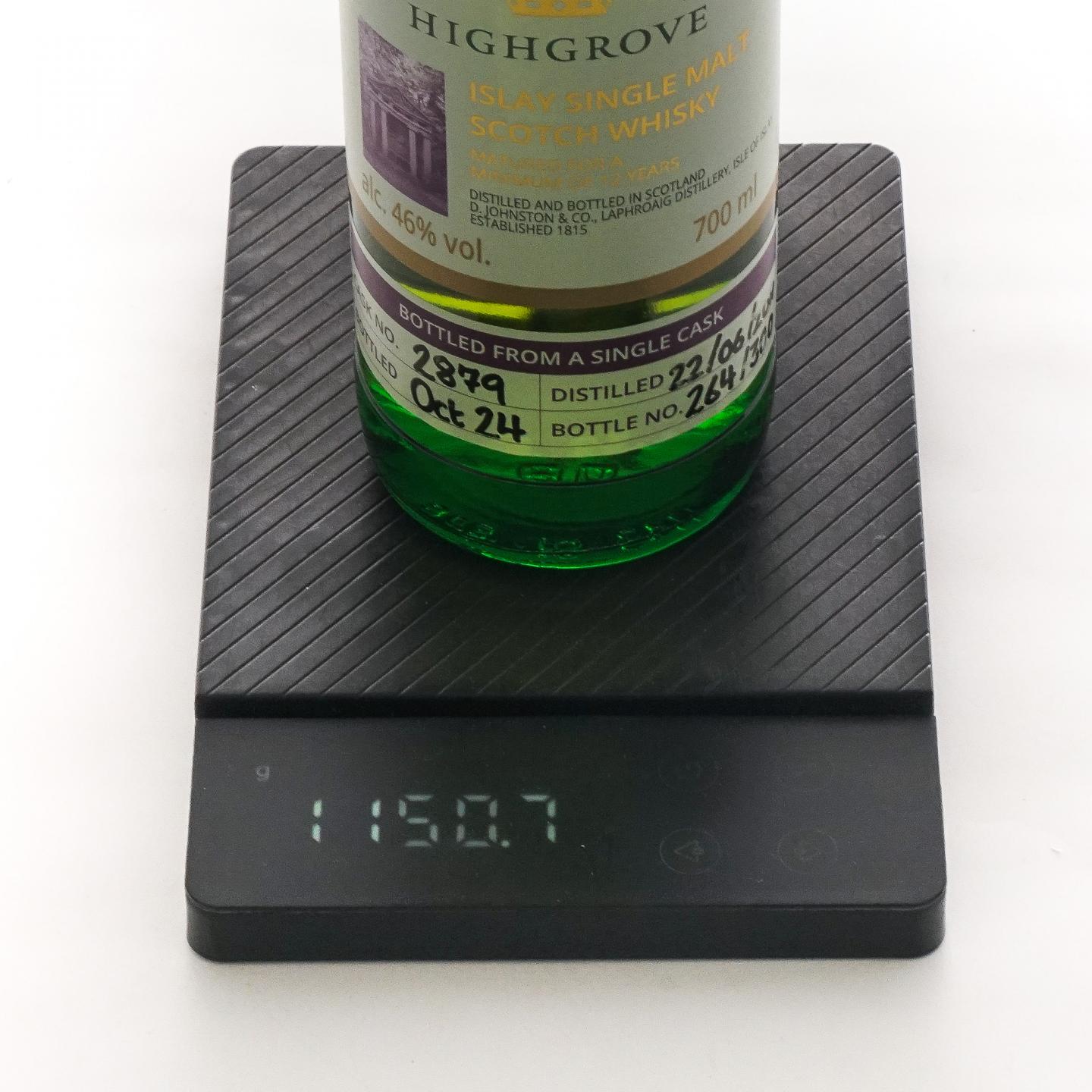 Laphroaig 拉弗格 12年 2011-2024 Highgrove 单桶#2879 46%