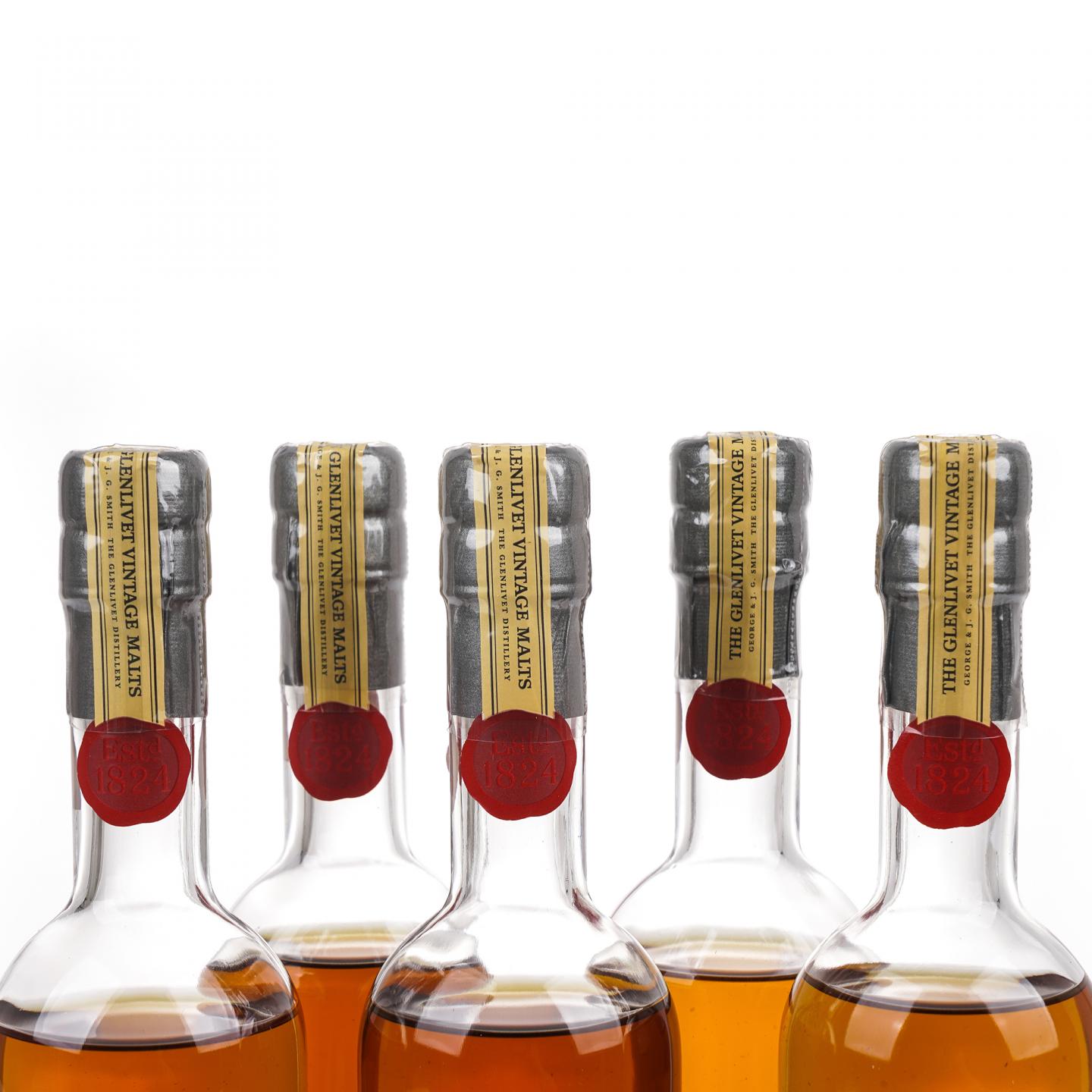 【中样】Glenlivet 格兰威特 vintage 手写标 200ml*5瓶组