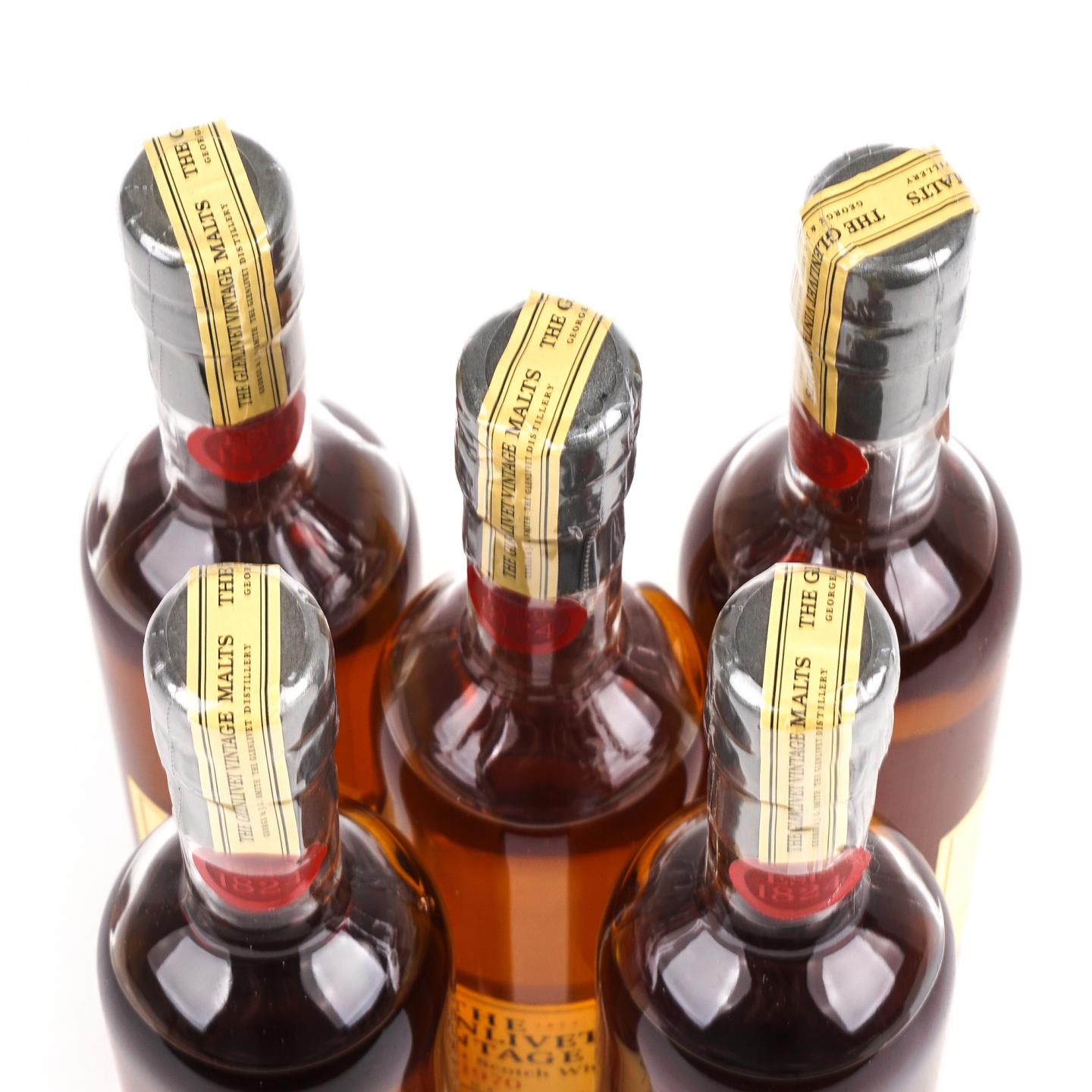 【中样】Glenlivet 格兰威特 vintage 手写标 200ml*5瓶组