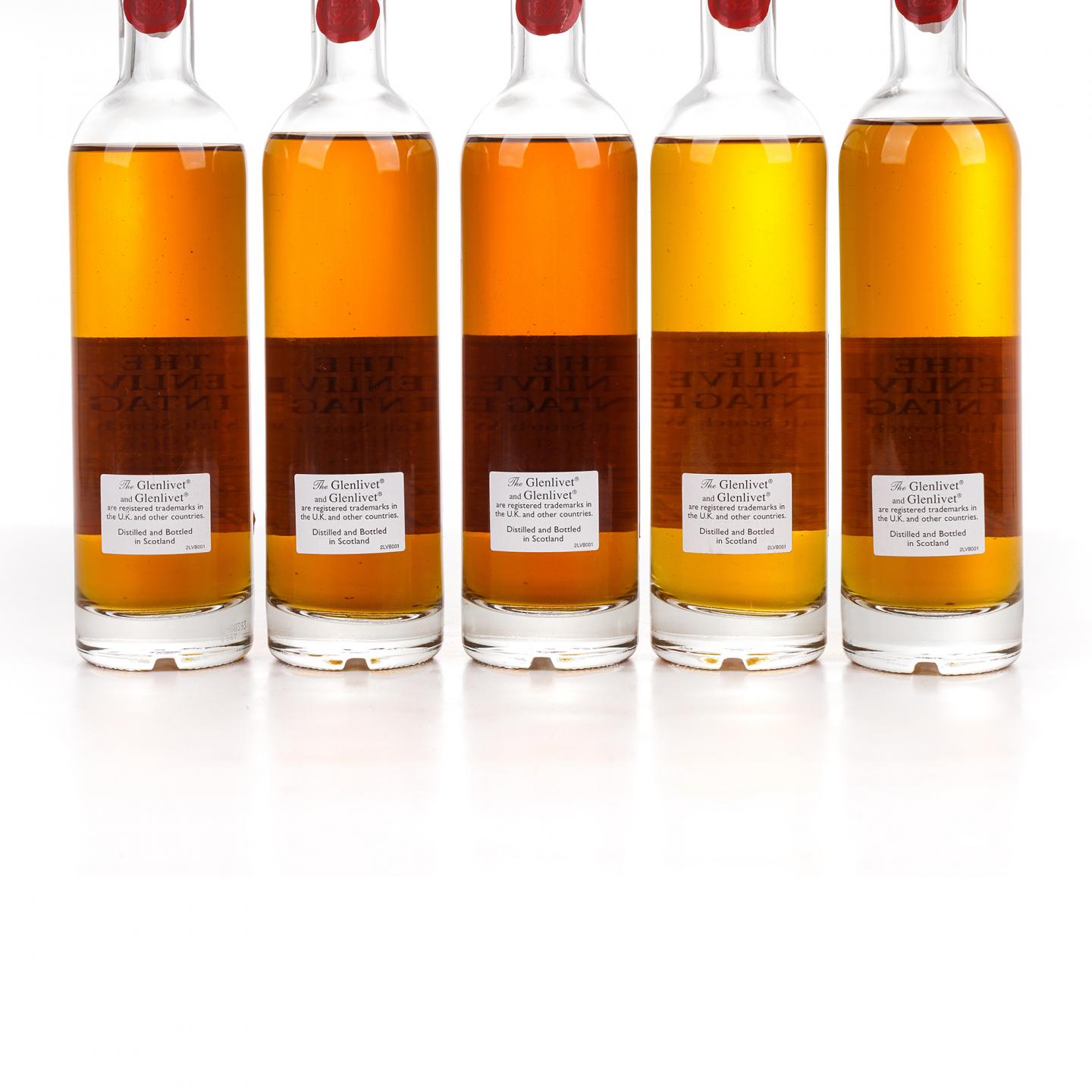 【中样】Glenlivet 格兰威特 vintage 手写标 200ml*5瓶组