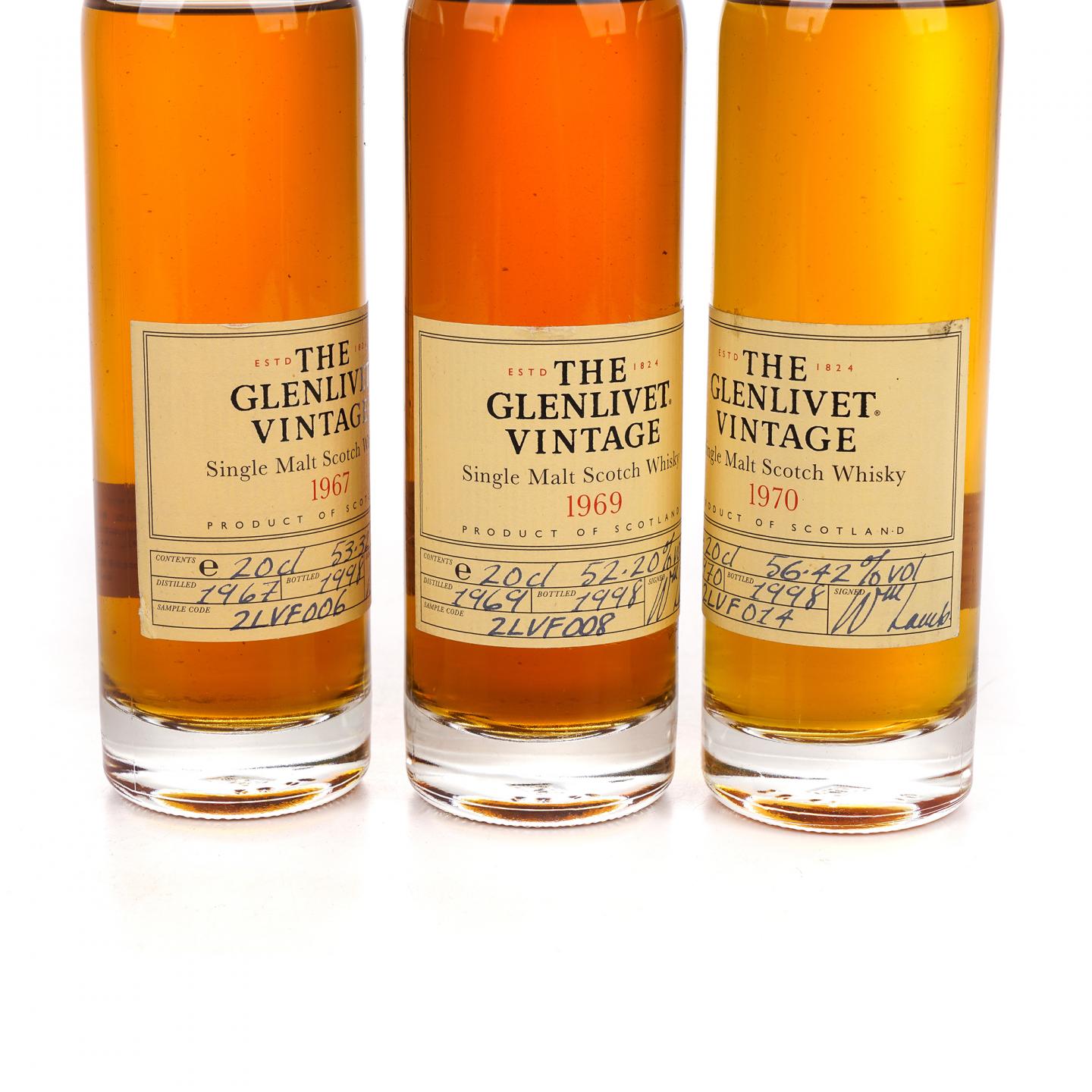 【中样】Glenlivet 格兰威特 vintage 手写标 200ml*5瓶组