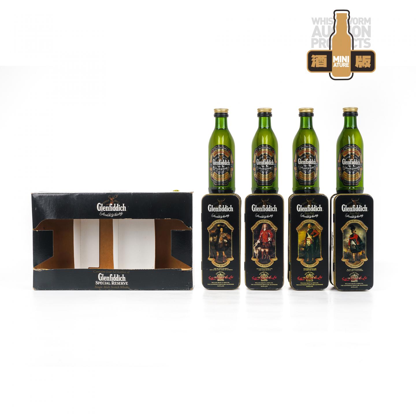 【酒版】Glenfiddich 格兰菲迪 绅士家族 Special Reserve 50ml*4