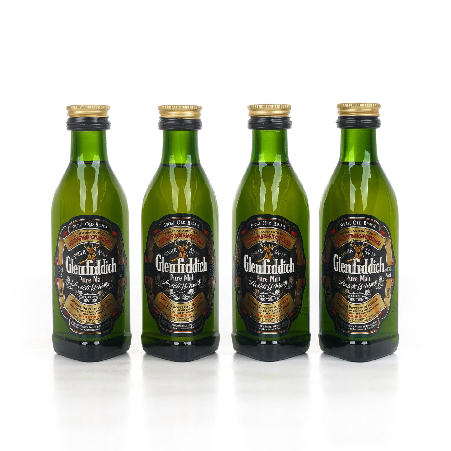 【酒版】Glenfiddich 格兰菲迪 绅士家族 Special Reserve 50ml*4