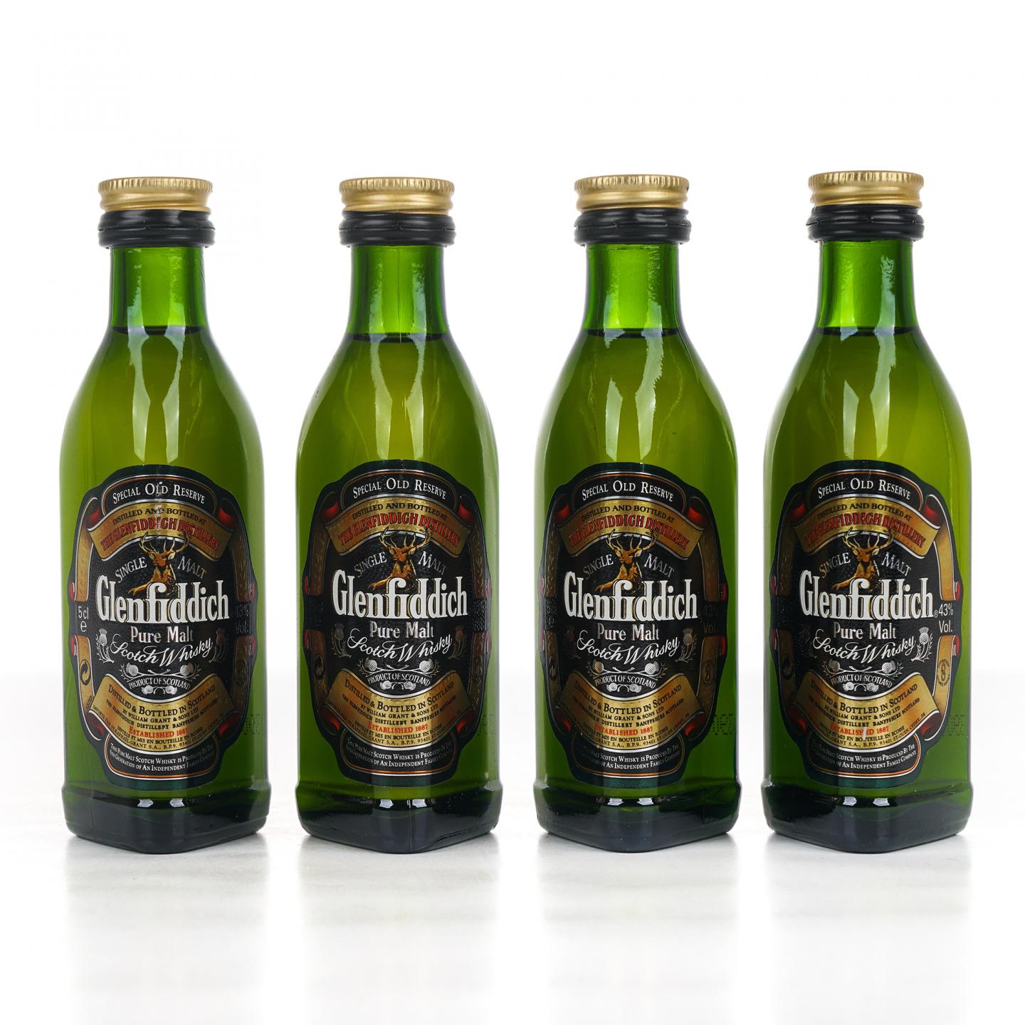 【酒版】Glenfiddich 格兰菲迪 绅士家族 Special Reserve 50ml*4