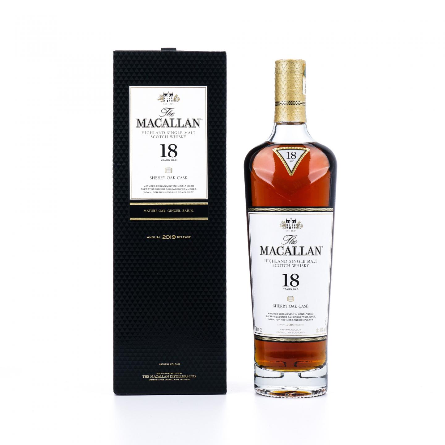 【附X光图】Macallan 麦卡伦 18年 2019 雪莉桶