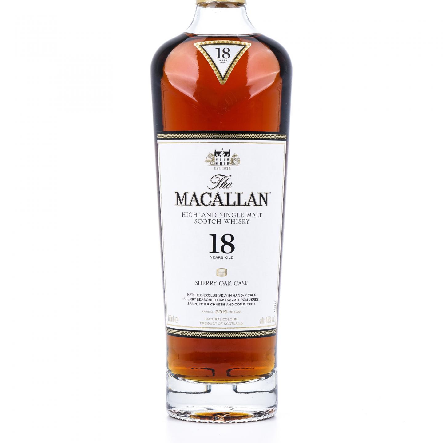 【附X光图】Macallan 麦卡伦 18年 2019 雪莉桶