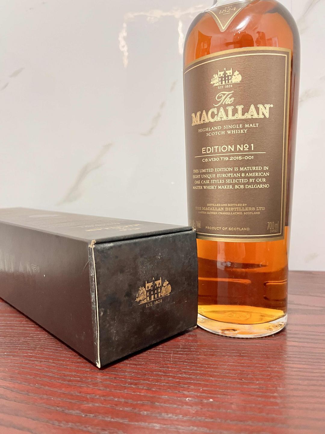 麦卡伦年度限量系列第1版单一麦芽苏格兰威士忌
