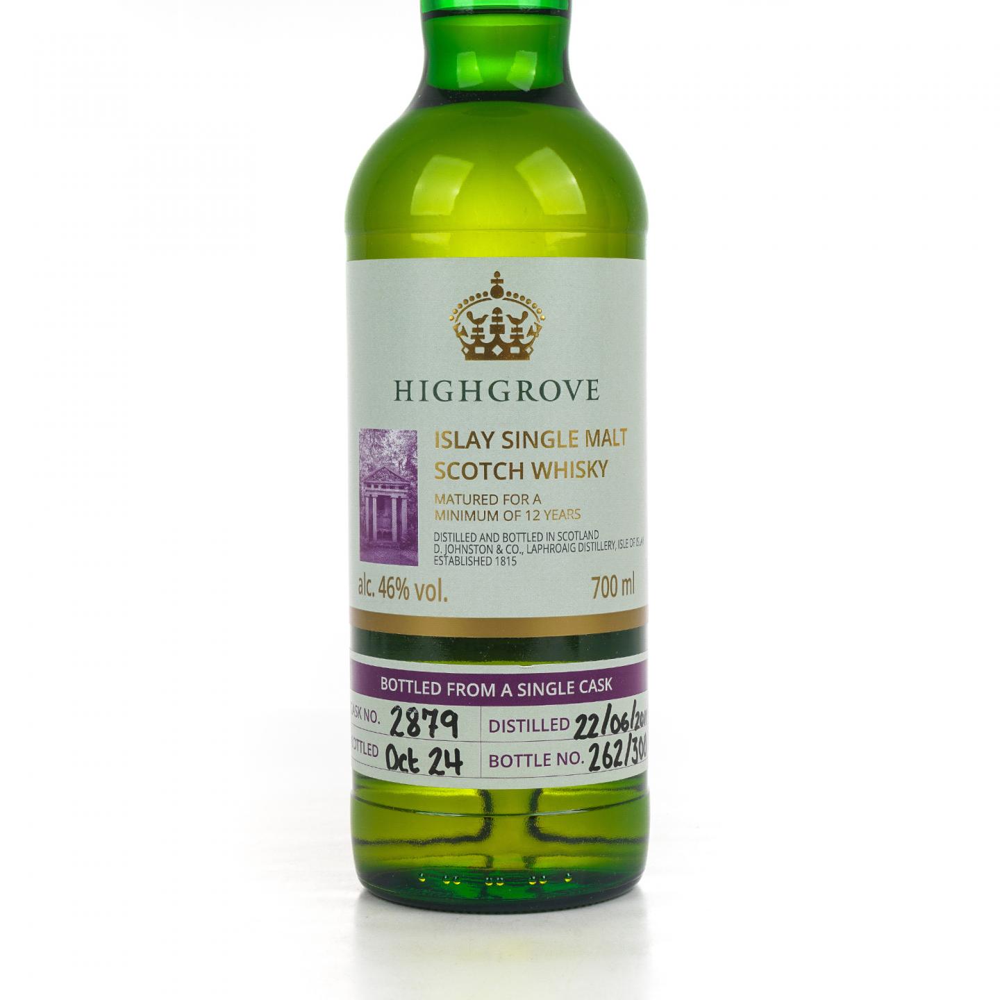 Laphroaig 拉弗格 12年 2011-2024 Highgrove 单桶#2879 木盒