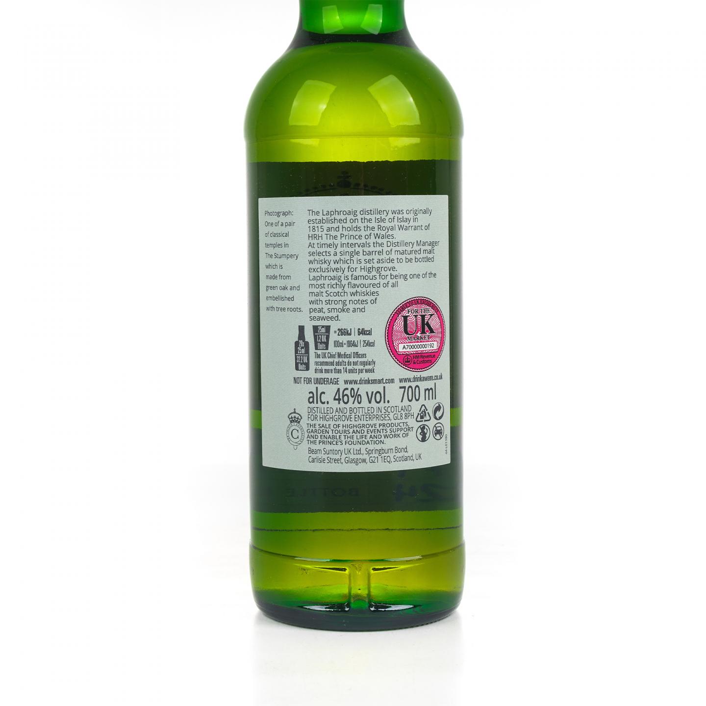 Laphroaig 拉弗格 12年 2011-2024 Highgrove 单桶#2879 木盒