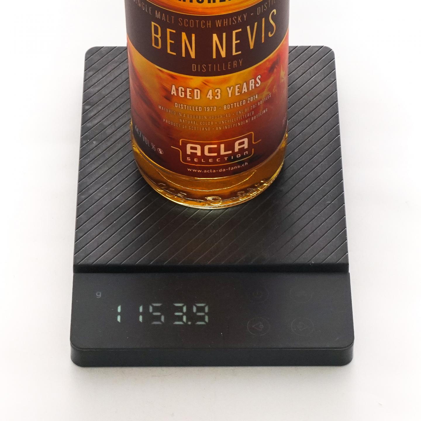 Ben Nevis 本尼维斯 43年 1970-2014 AdF 700ml