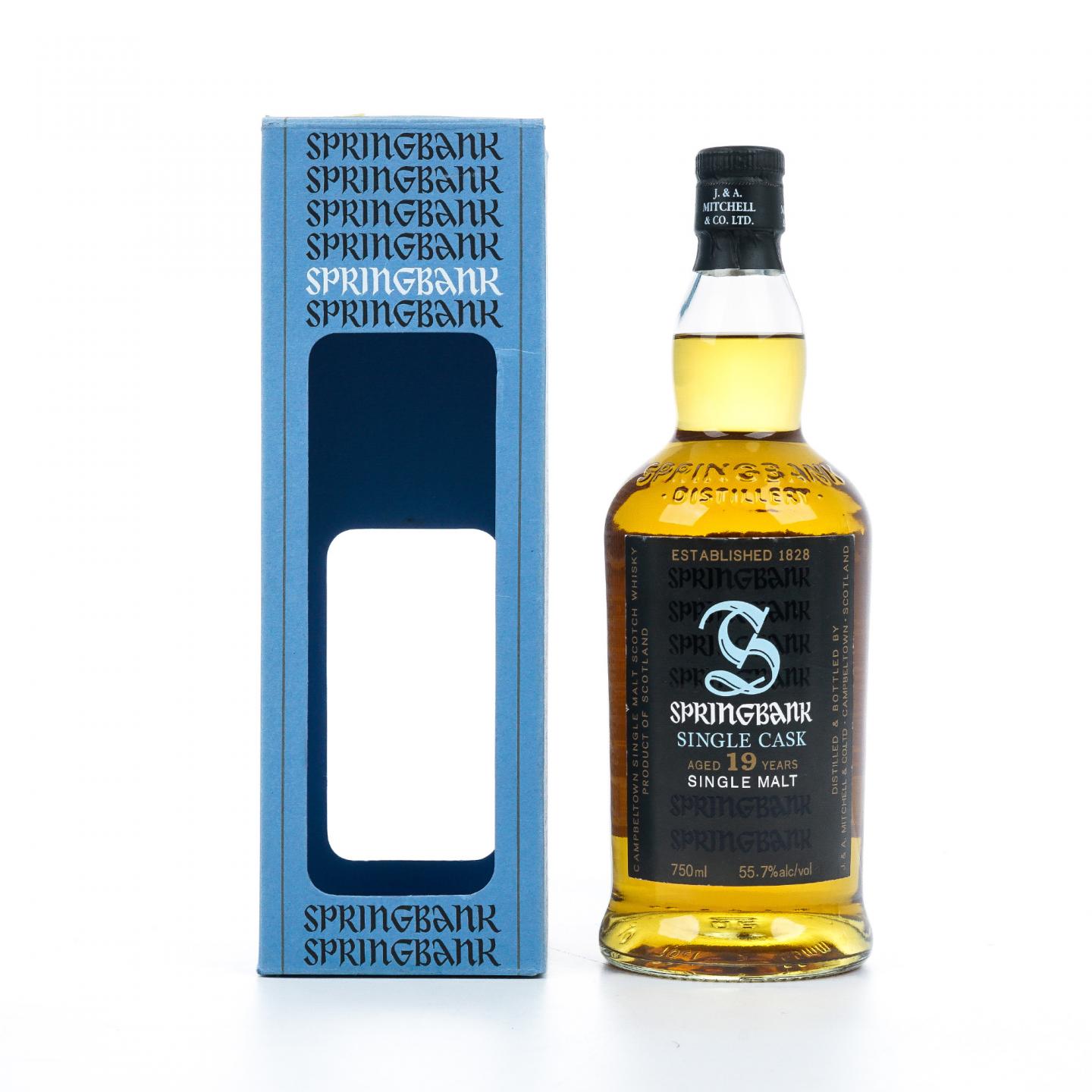 Springbank 云顶 19年 1996-2016 朗姆单桶 750ml