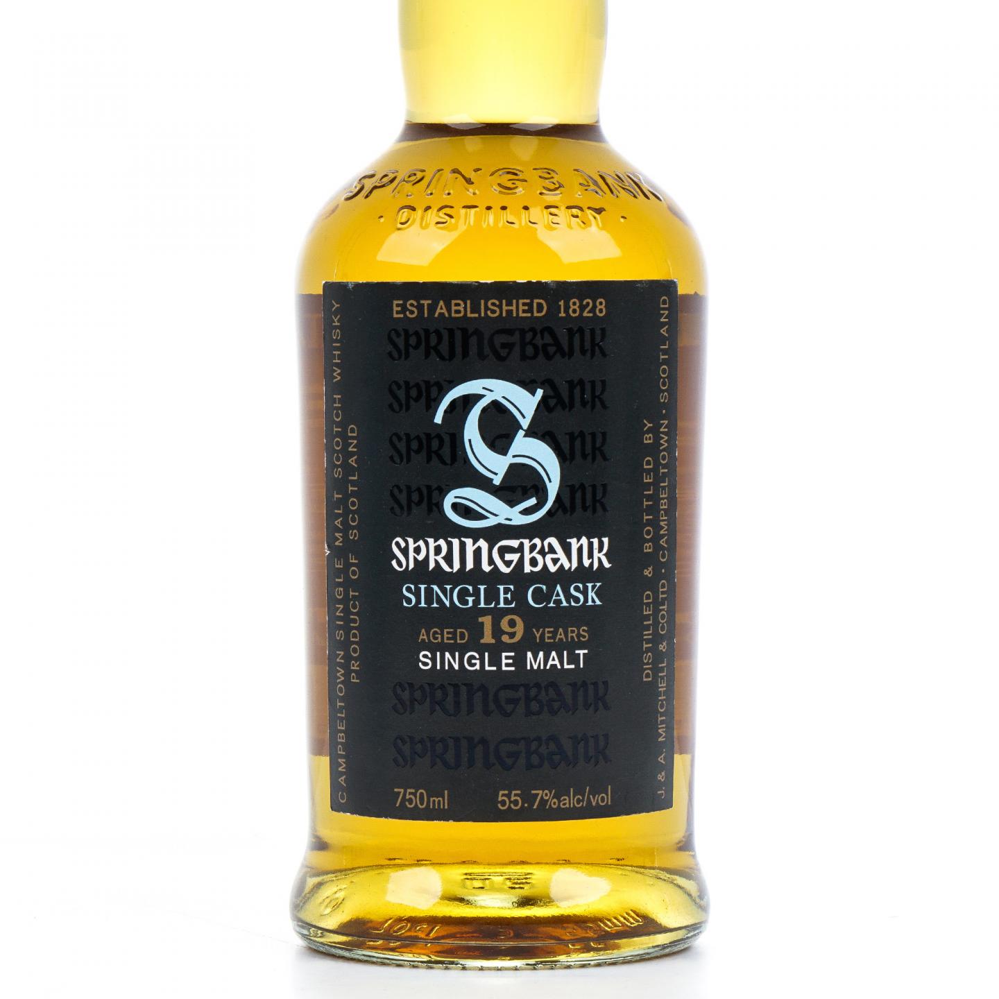 Springbank 云顶 19年 1996-2016 朗姆单桶 750ml