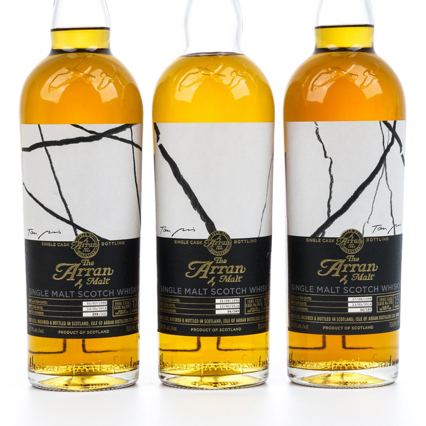 Arran 艾伦 15/17年 2014 单桶 3瓶组