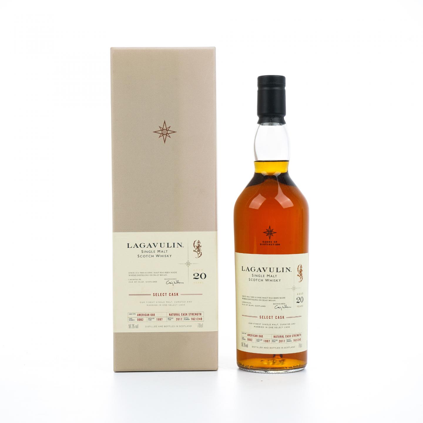 Lagavulin 乐加维林 20年 1997-2017 大师选桶 COD #0002