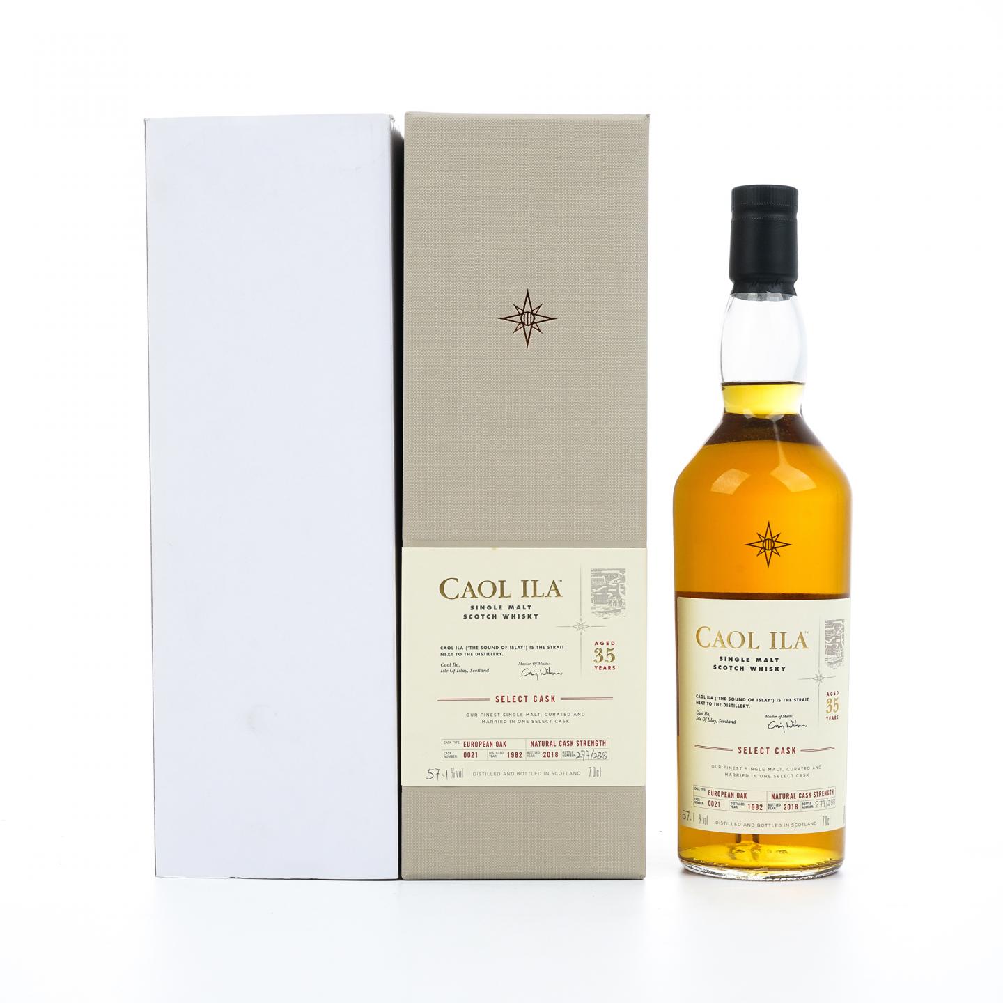 Caol Ila 卡尔里拉 35年 1982-2018 COD#0021 桶强 行货