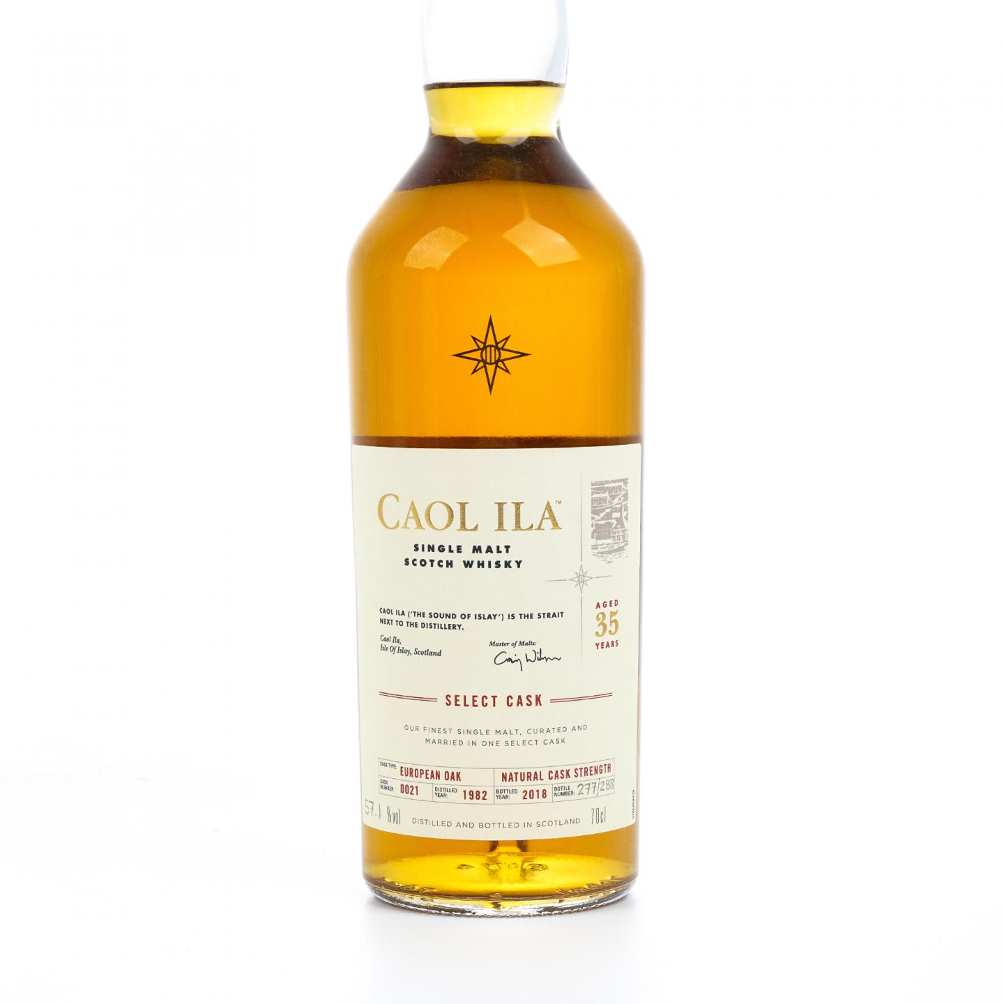 Caol Ila 卡尔里拉 35年 1982-2018 COD#0021 桶强 行货