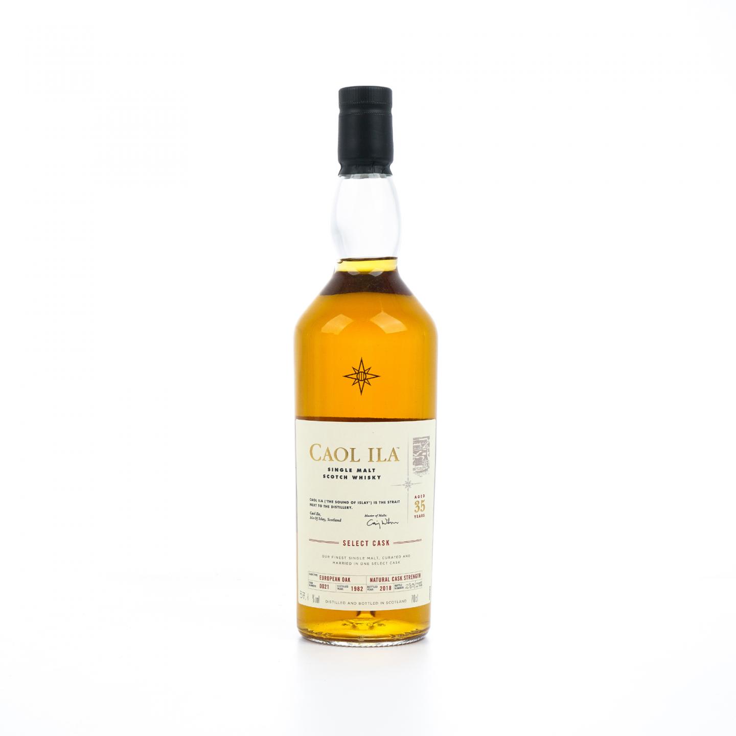 Caol Ila 卡尔里拉 35年 1982-2018 COD#0021 桶强 行货 57.1%Vol.