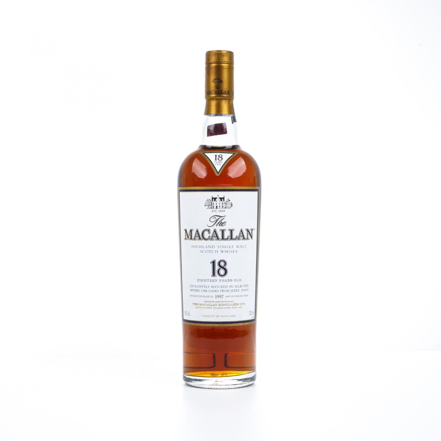 Macallan 麦卡伦 18年 1997 雪莉桶