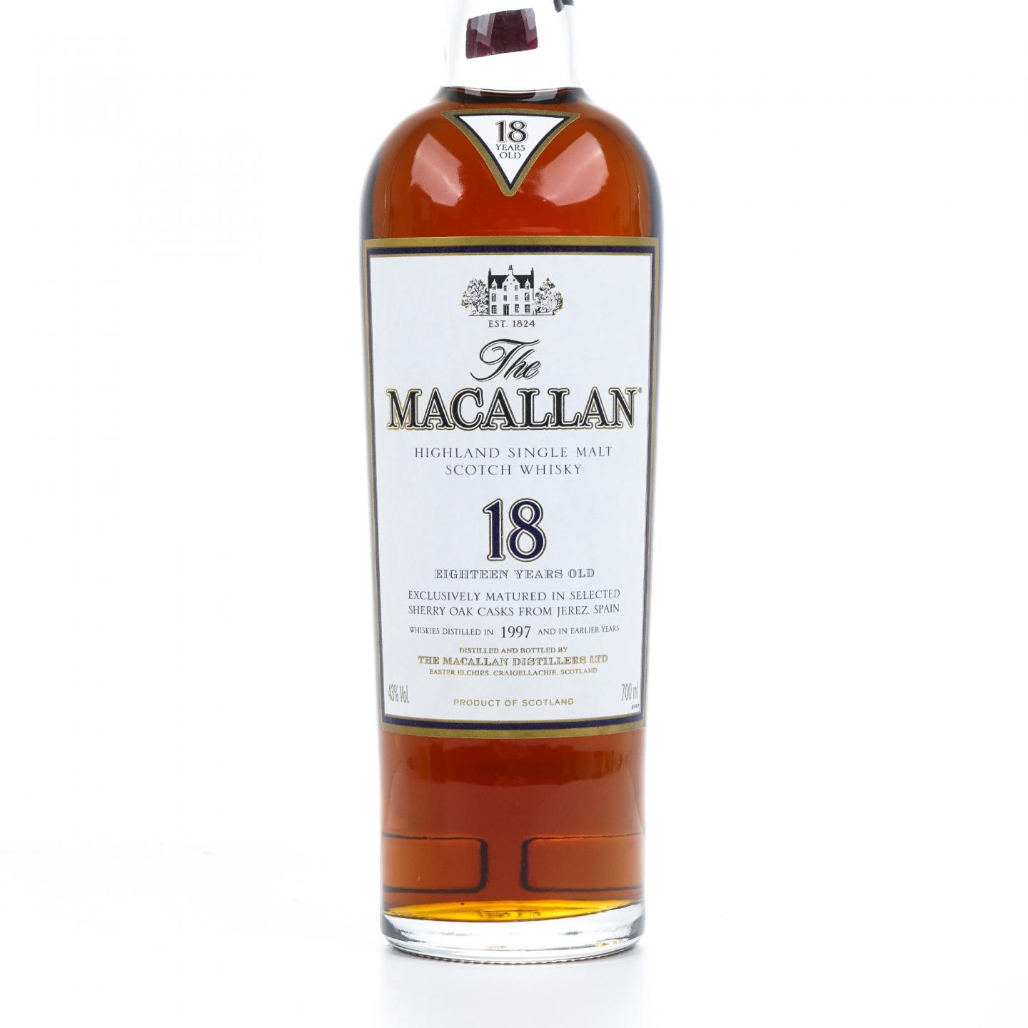 Macallan 麦卡伦 18年 1997 雪莉桶