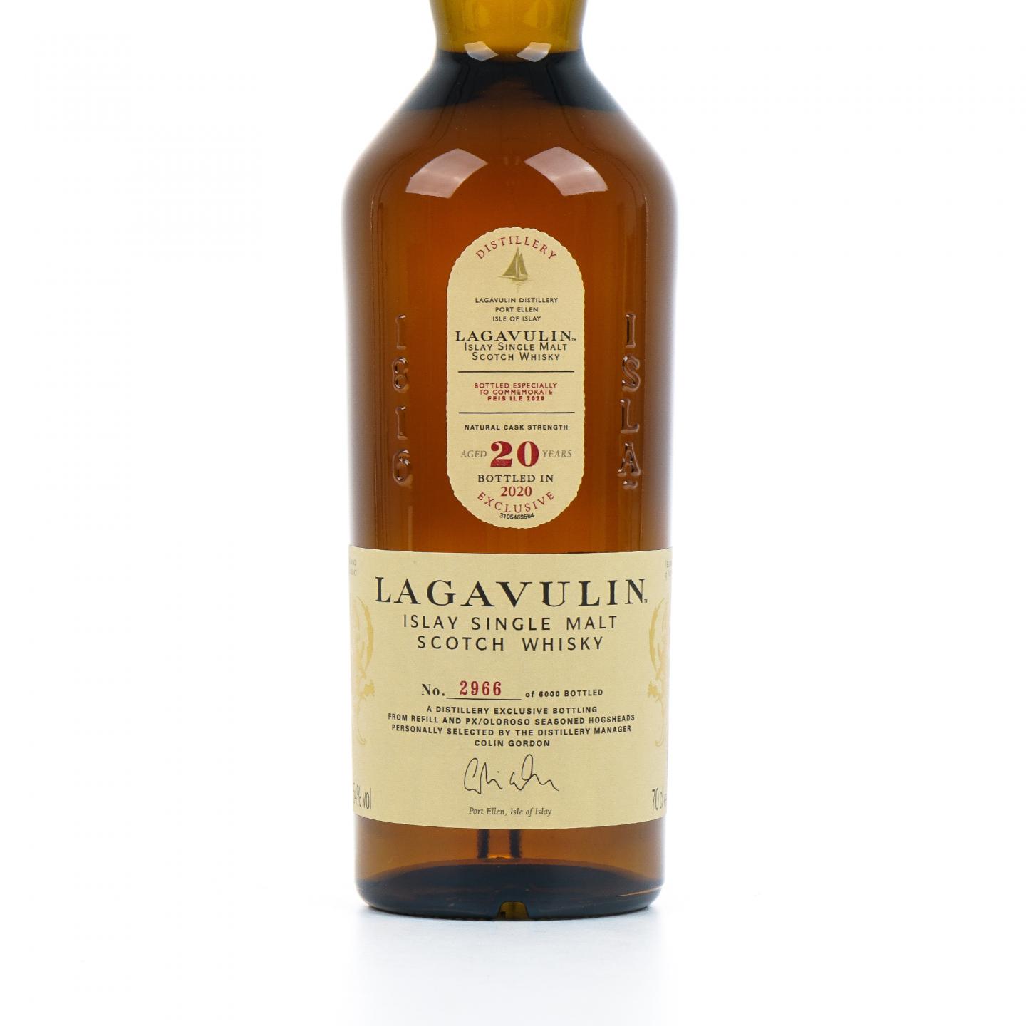 Lagavulin 乐加维林 20年 Feis Ile 2020 雪莉桶