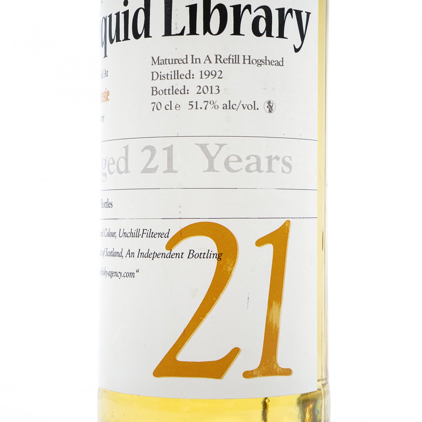 Glenlossie 格兰洛西 21年 1992-2013 Liquid Library 51.7%