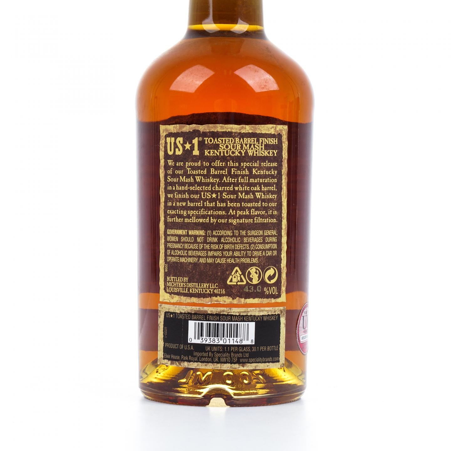 Michter's 酩帝诗 US-1系列 Toasted Barrel 波本威士忌