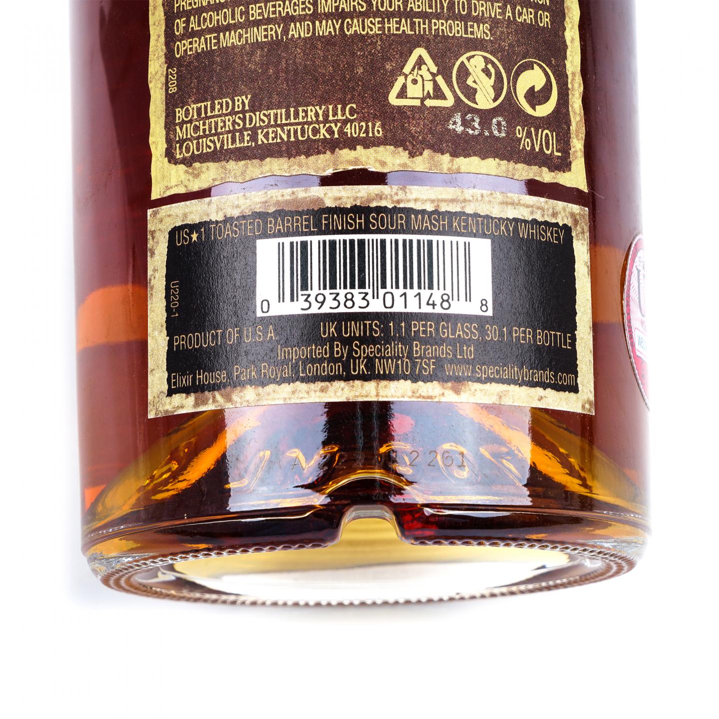 Michter's 酩帝诗 US-1系列 Toasted Barrel 波本威士忌