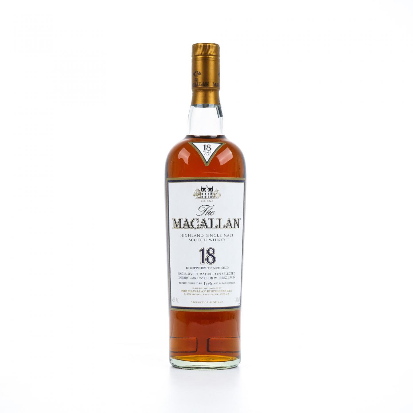 Macallan 麦卡伦 18年 1996 雪莉桶