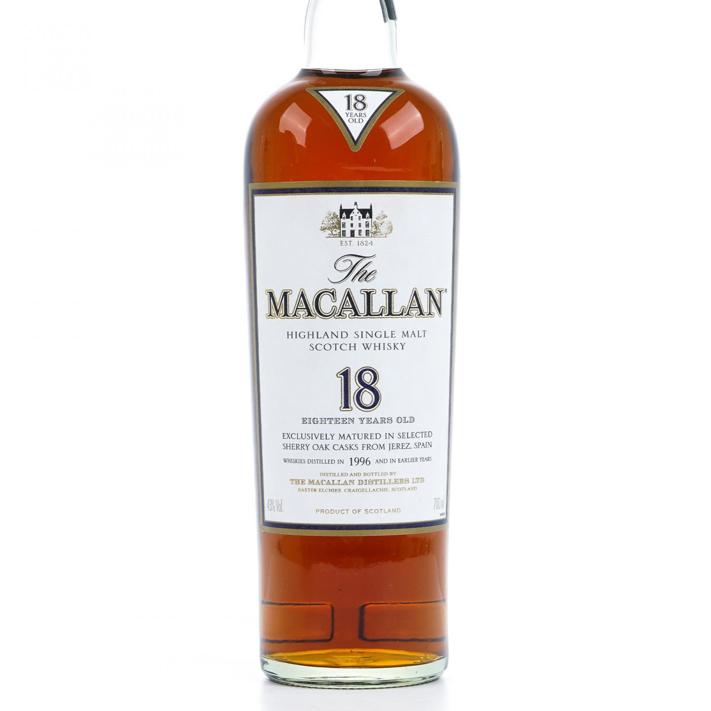 Macallan 麦卡伦 18年 1996 雪莉桶