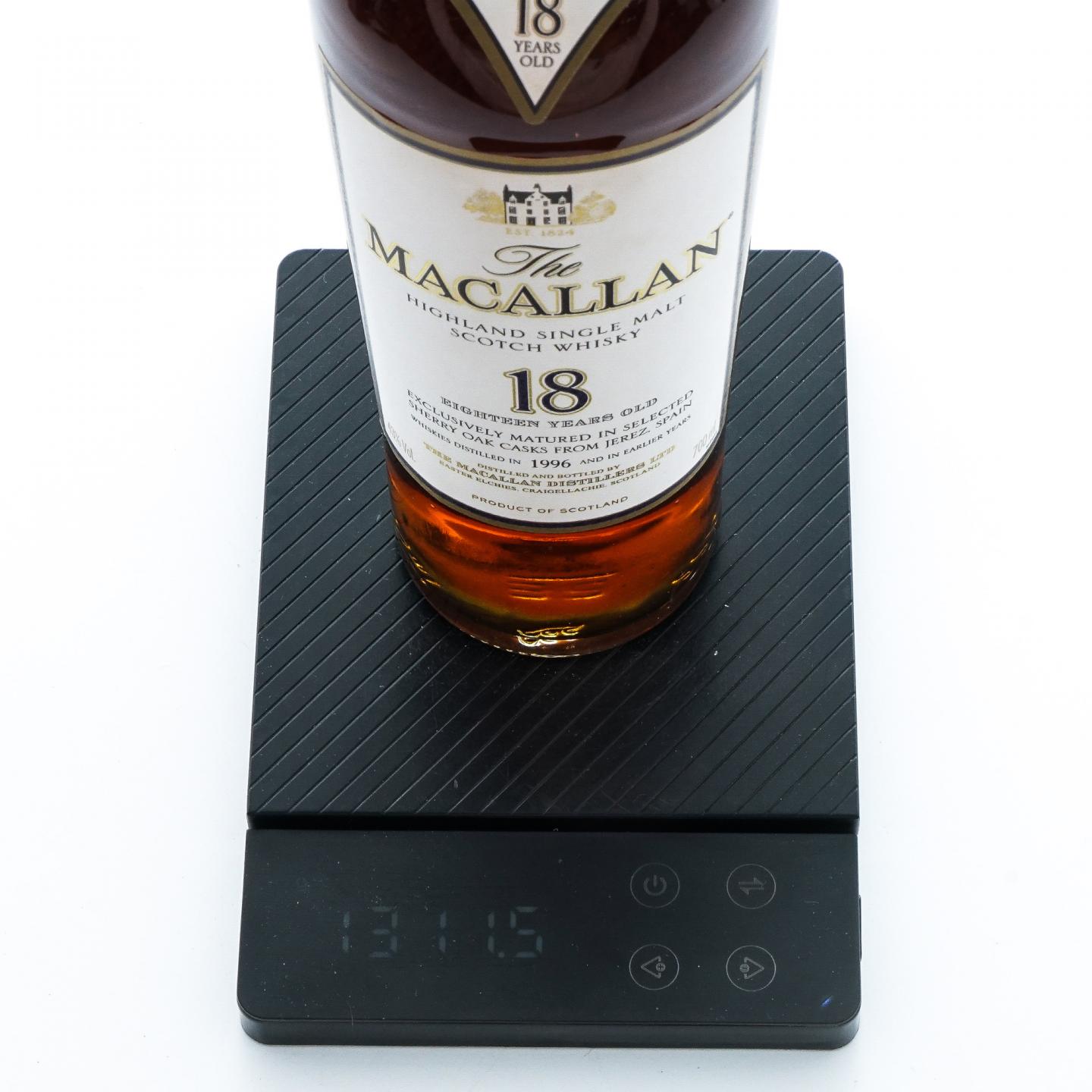 Macallan 麦卡伦 18年 1996 雪莉桶