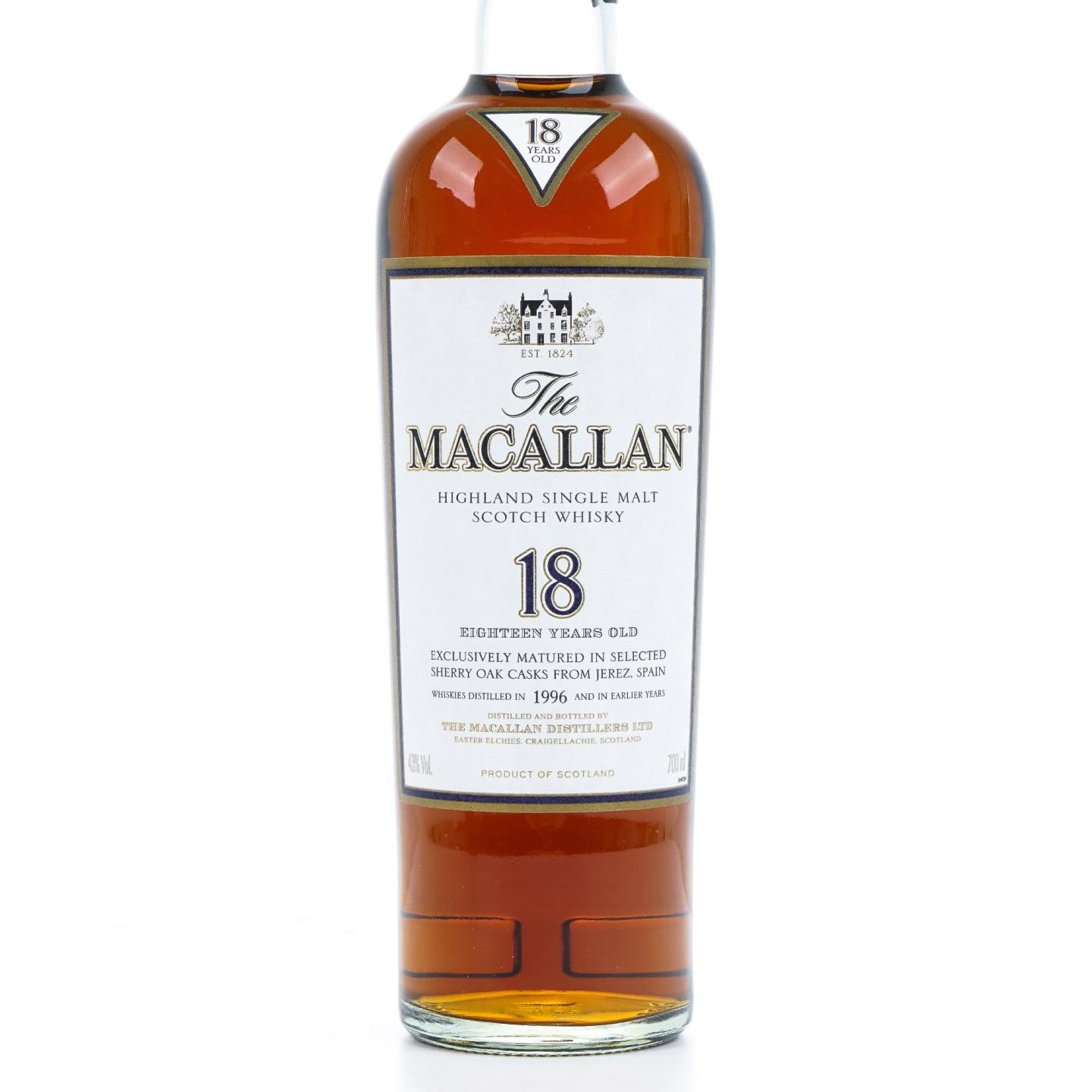 Macallan 麦卡伦 18年 1996 雪莉桶 700ml