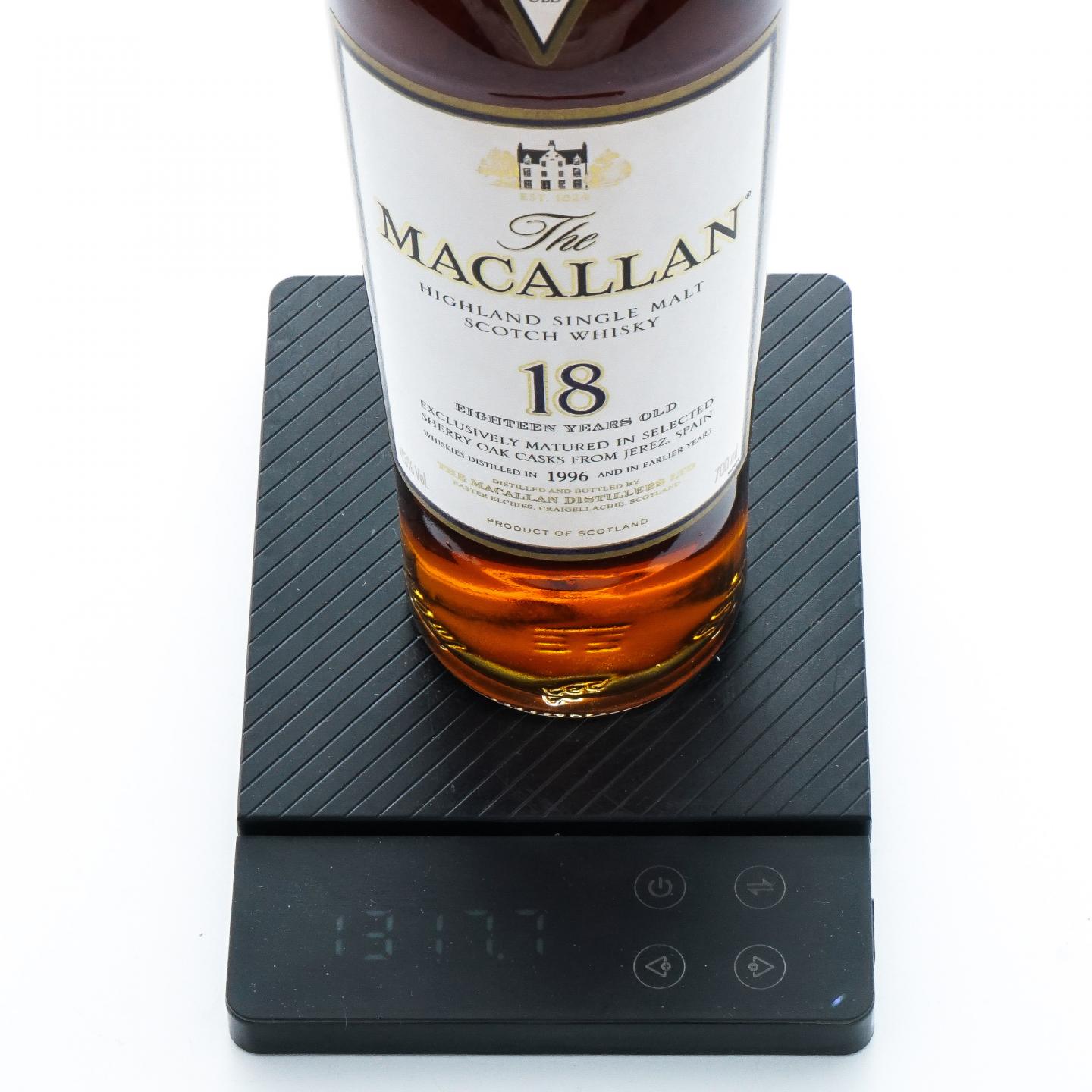 Macallan 麦卡伦 18年 1996 雪莉桶 700ml