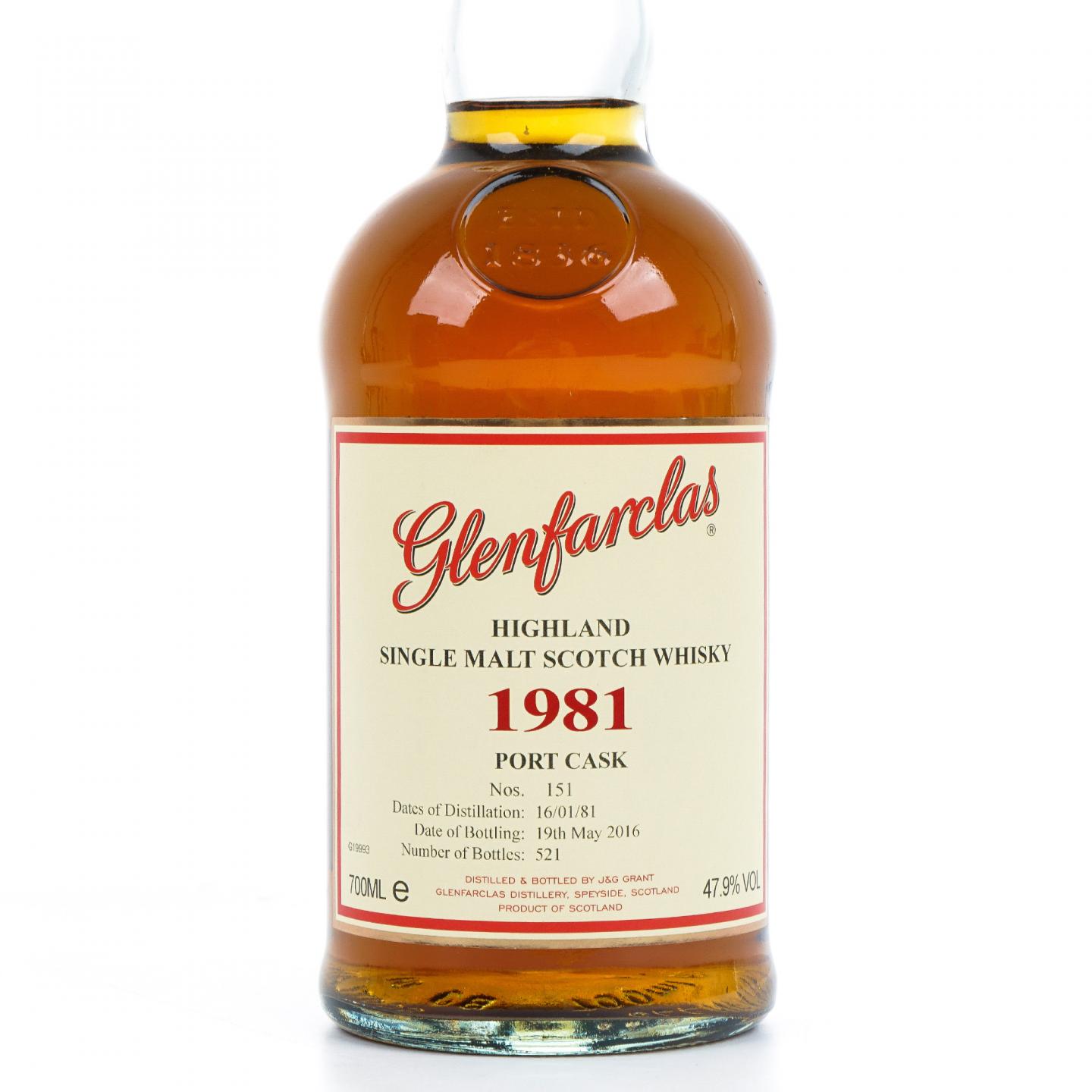 Glenfarclas 格兰花格 1981-2016 波特桶