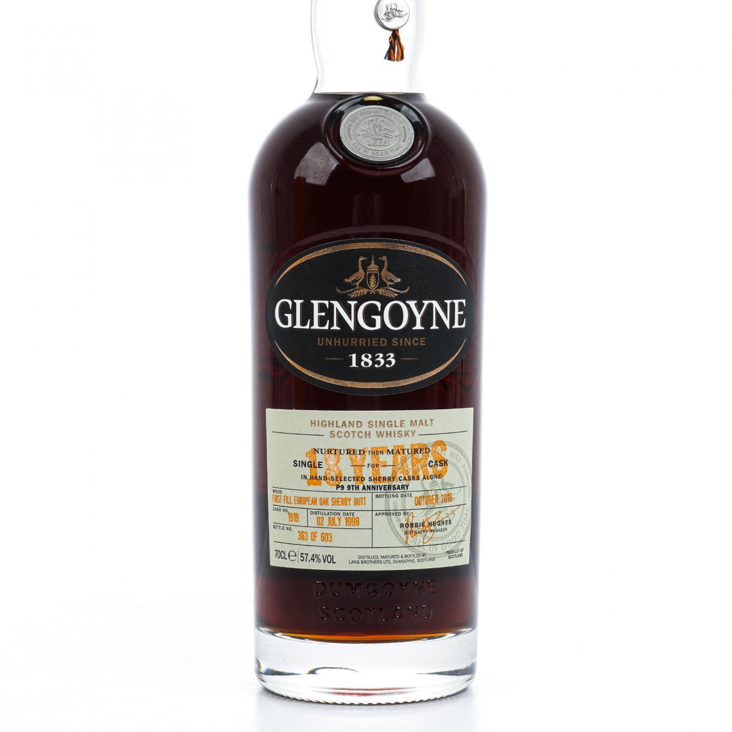 Glengoyne 格兰哥尼 18年 1998-2016 雪莉桶#1919