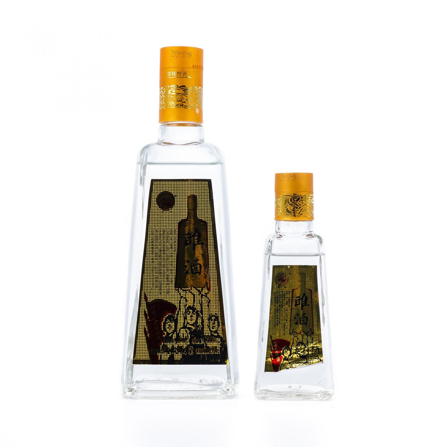 河南睢酒·2009年 浓香型白酒 500ml+130ml 2支组