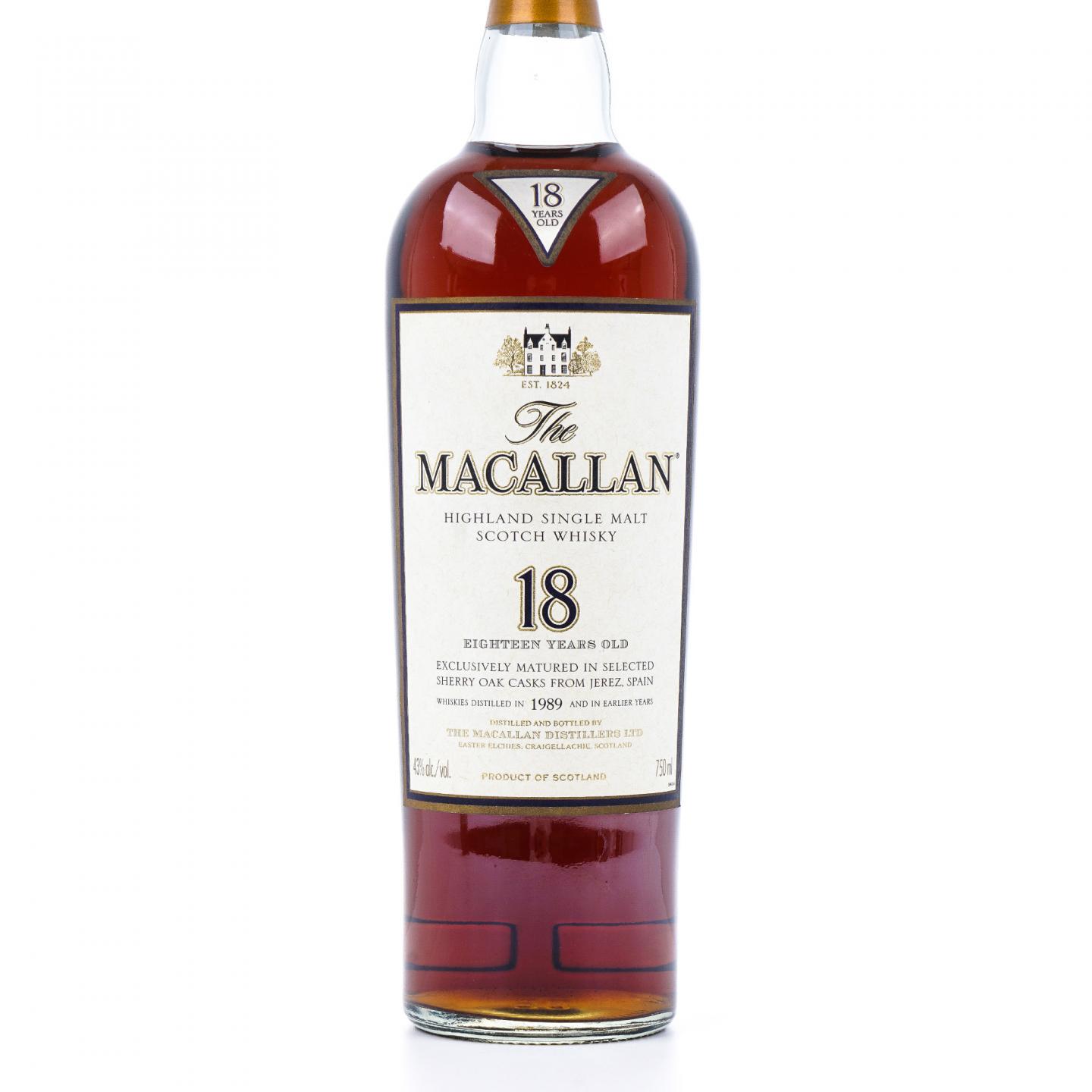 Macallan 麦卡伦 18年 1989 雪莉桶 750ml