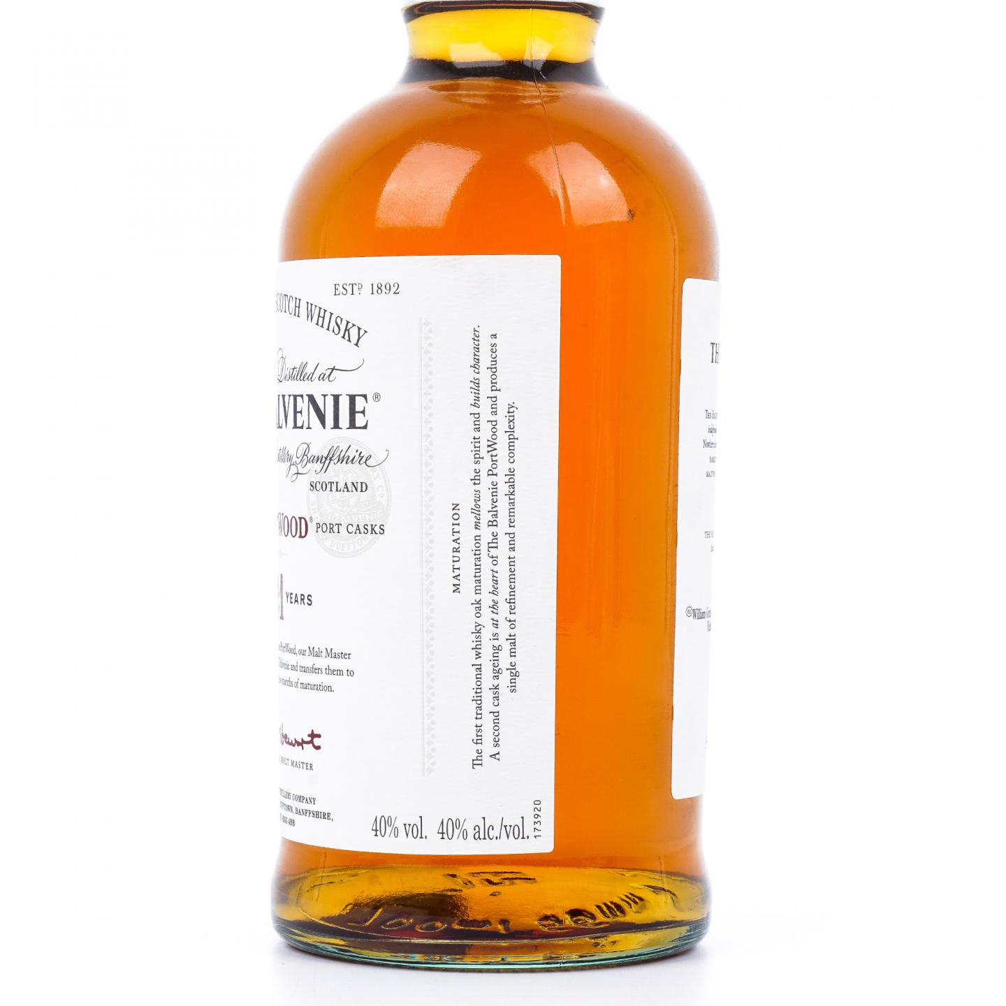Balvenie 百富 21年 波特桶后熟