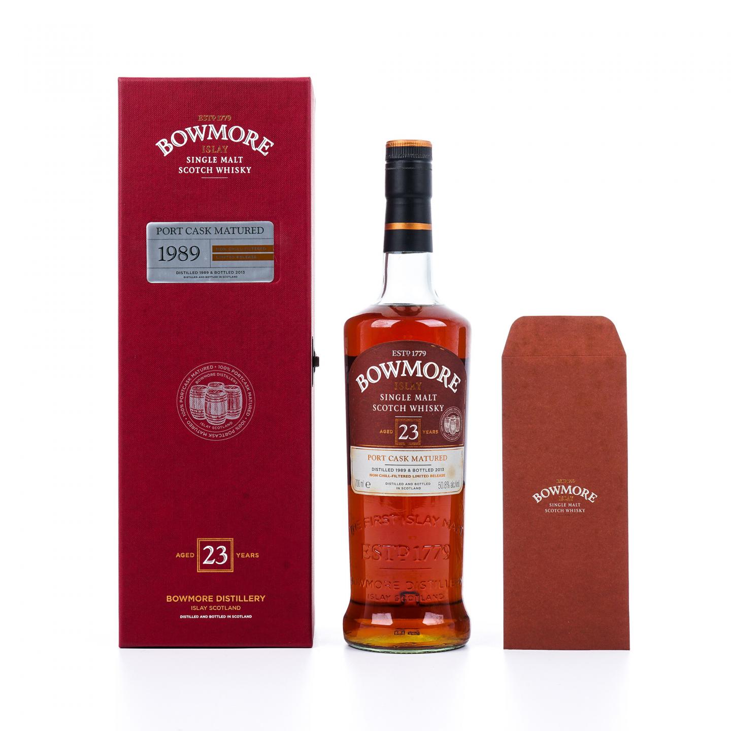Bowmore 波摩 23年 1989-2013 波特桶 红盒装