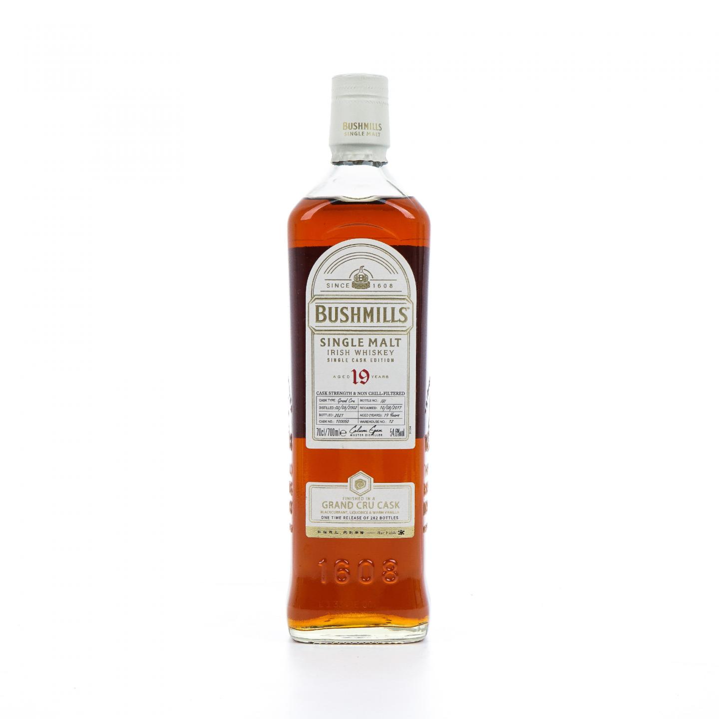 Bushmills 布什米尔 19年 2002-2021 单桶#100050 行货