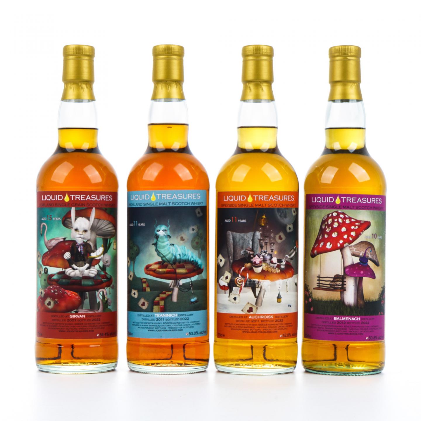 Liquid Treasures “爱丽丝梦游仙境”主题限定 4瓶组