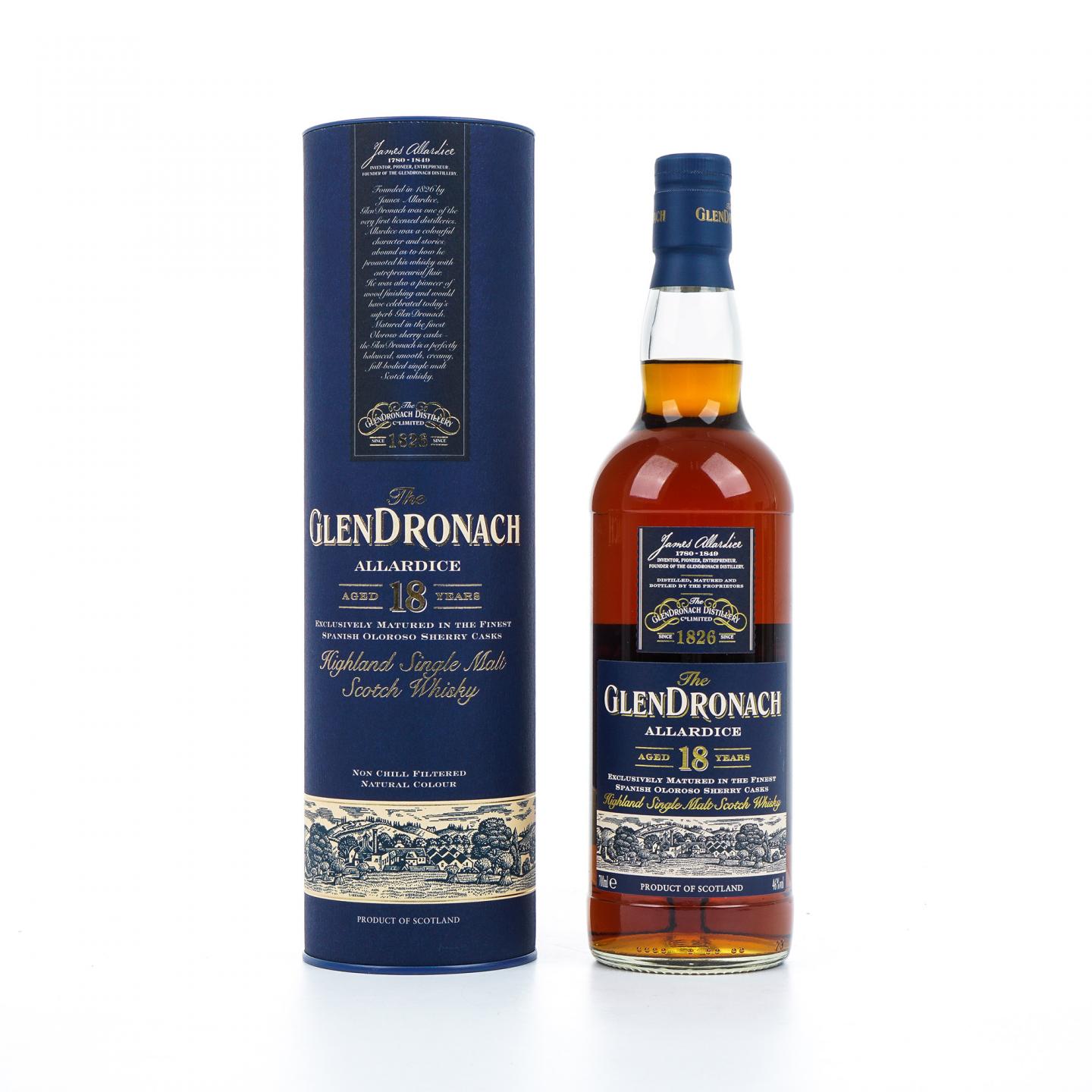 Glendronach 格兰多纳 18年 2018 雪莉桶 行货 46%