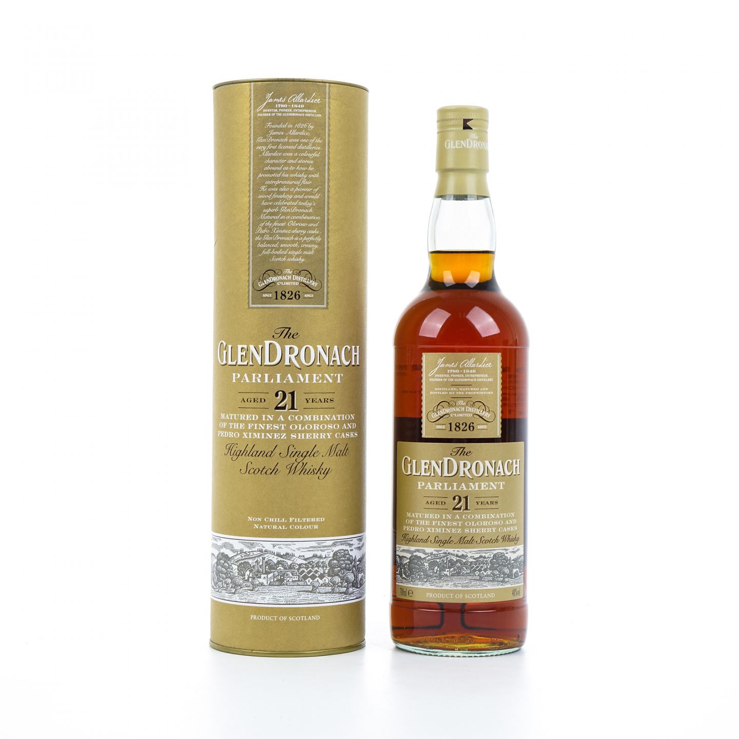 Glendronach 格兰多纳 21年 2018 Parliament 雪莉桶